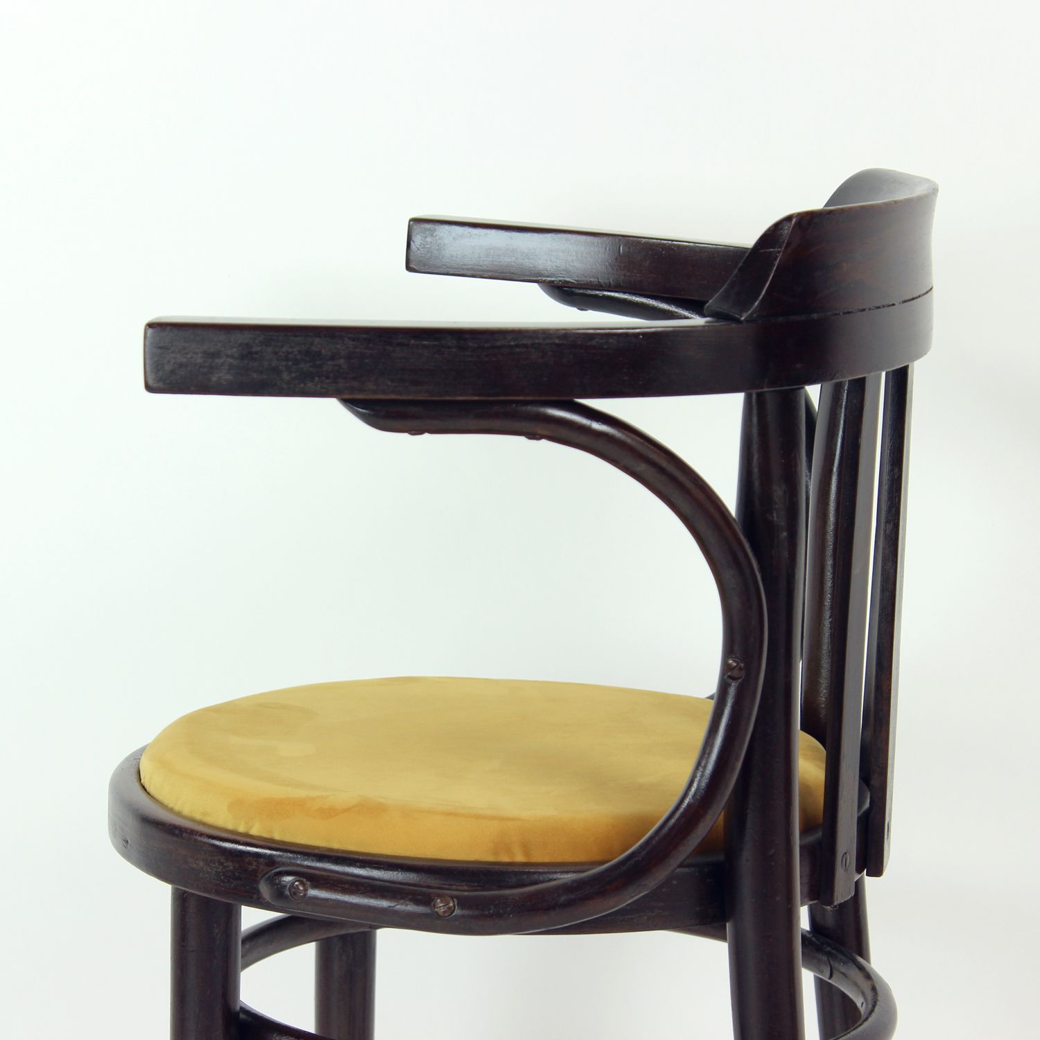 Michael Thonet No. 24 Bentwood Armchair By Ton, Czechoslovakia 1950s photo vinterior