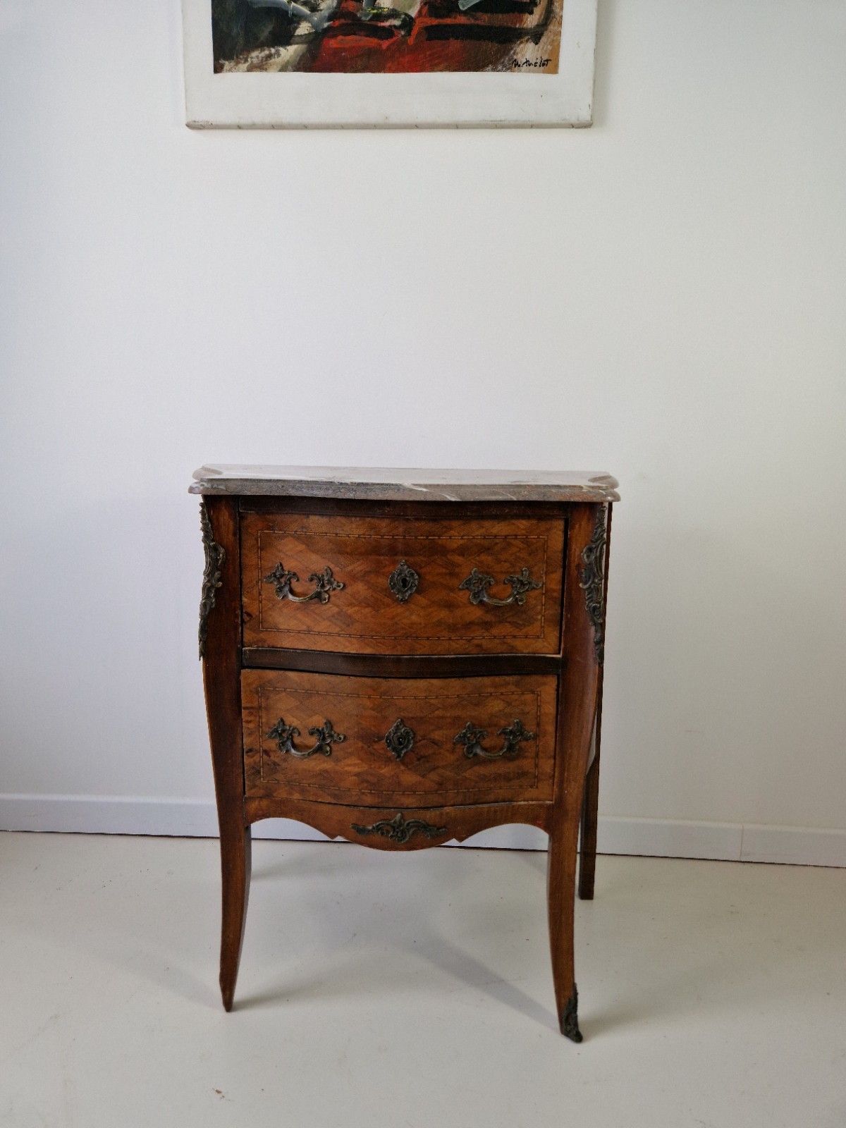 Antique French Chest Of Drawers Louis XV Chateau Furniture photo for sale