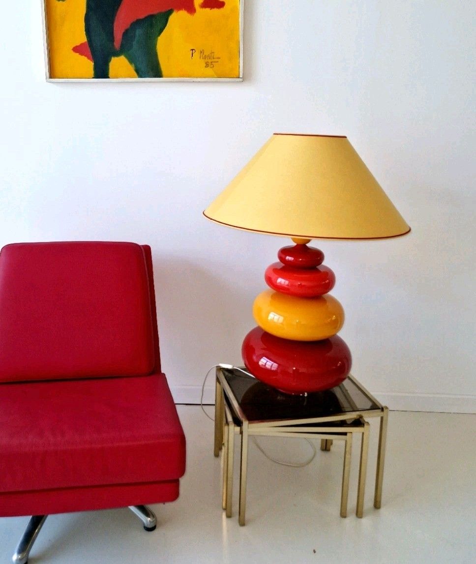1970s Hollywood Regency Vintage Nest Of Glass Tables Interior Design photo for sale