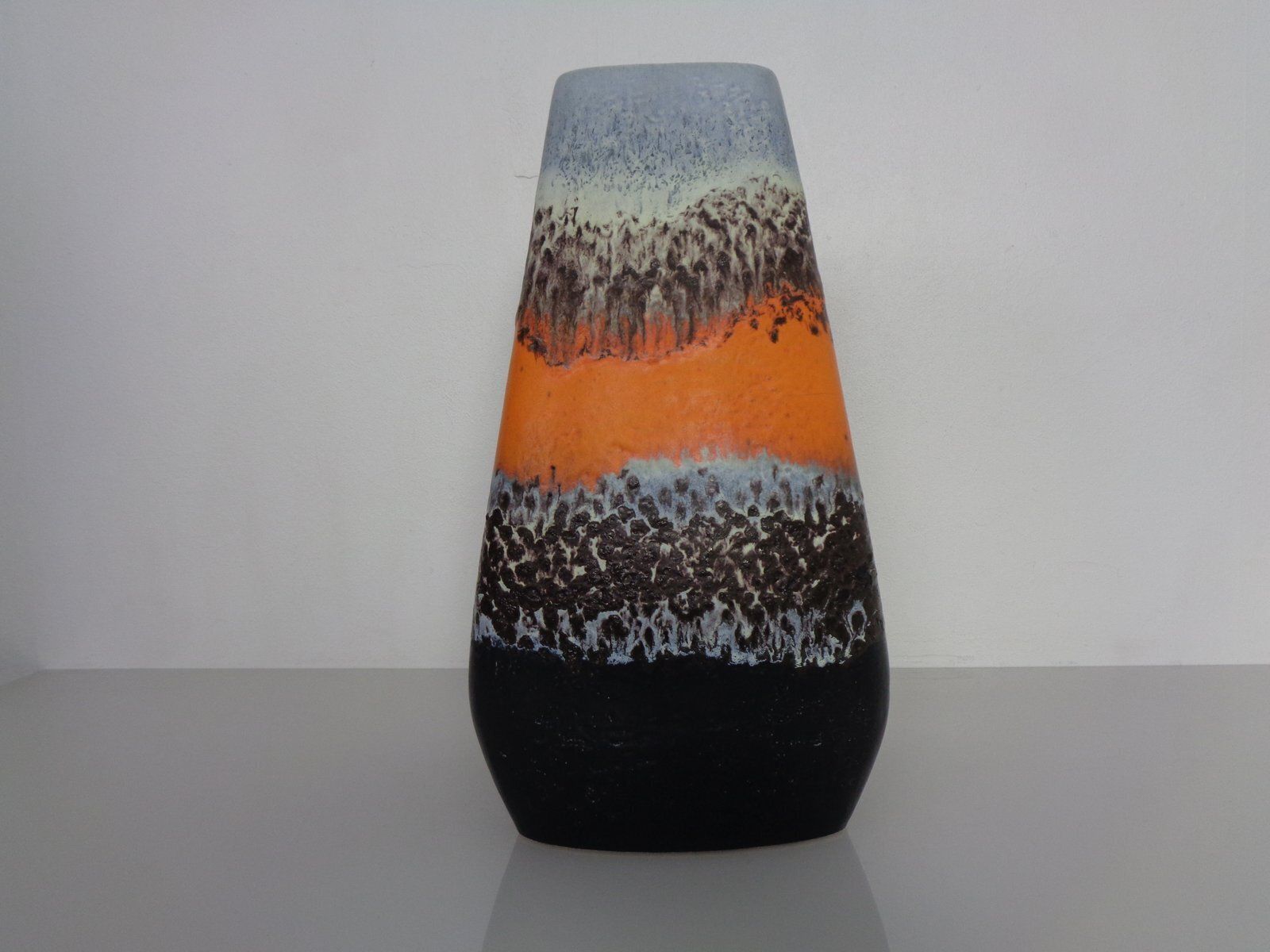 Large Relief 20/40 Ceramic Vase From Dümler & Breiden, Germany, 1970s photo vinterior