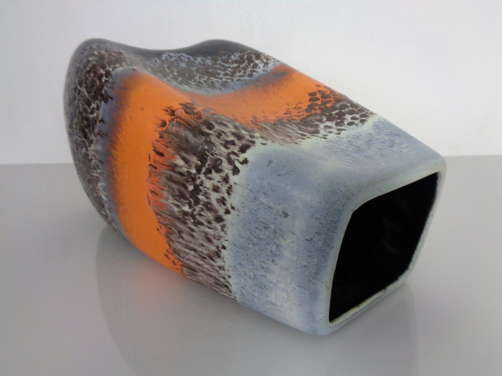 photo buy Large Relief 20/40 Ceramic Vase From Dümler & Breiden, Germany, 1970s