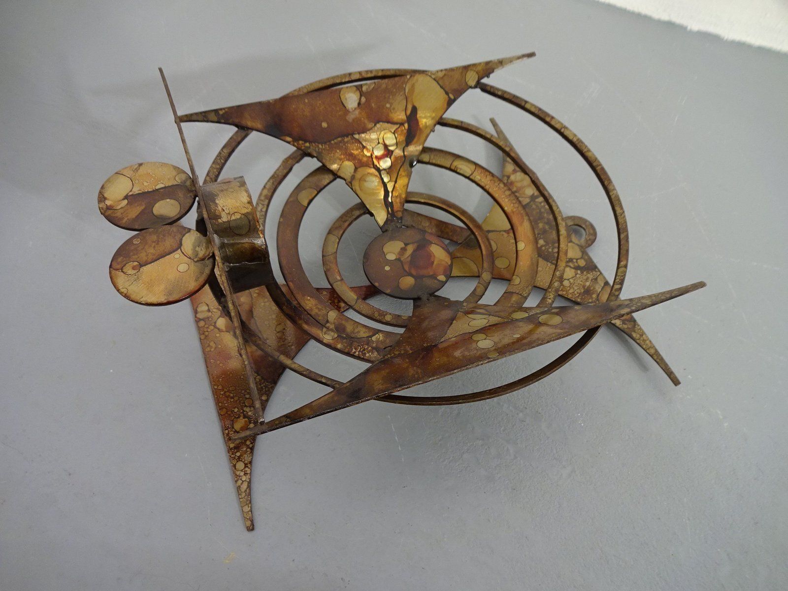 Brutalist Iron Candleholder By Henrik Horst, Denmark, 1960s photo 285.0