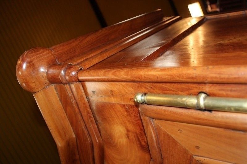 Cabinet Louis XV Cherry 19th photo vinterior