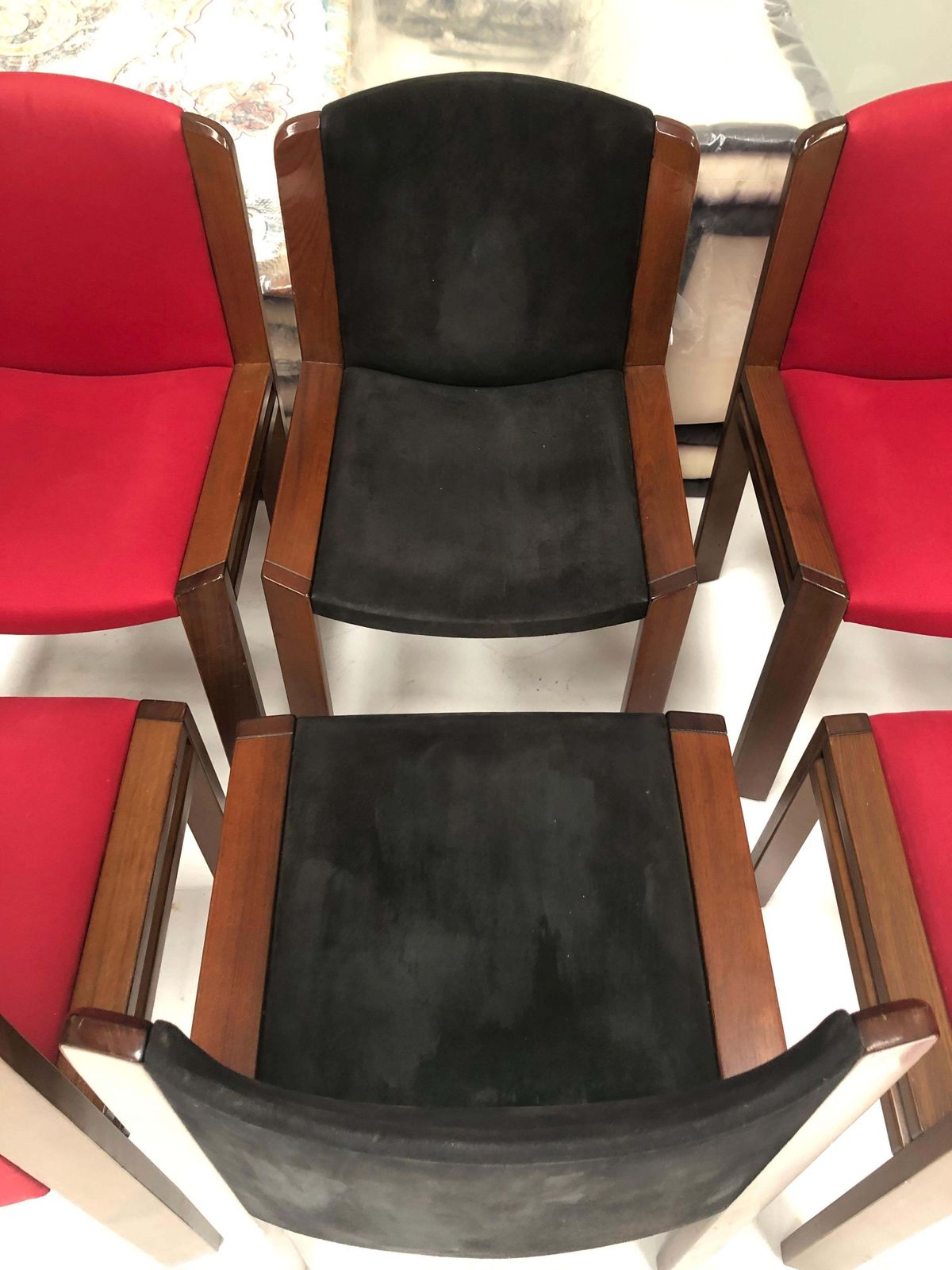 photo for sale 10x Joe Colombo 'Model 300' Dining Chairs For Pozzi, Italy   1965