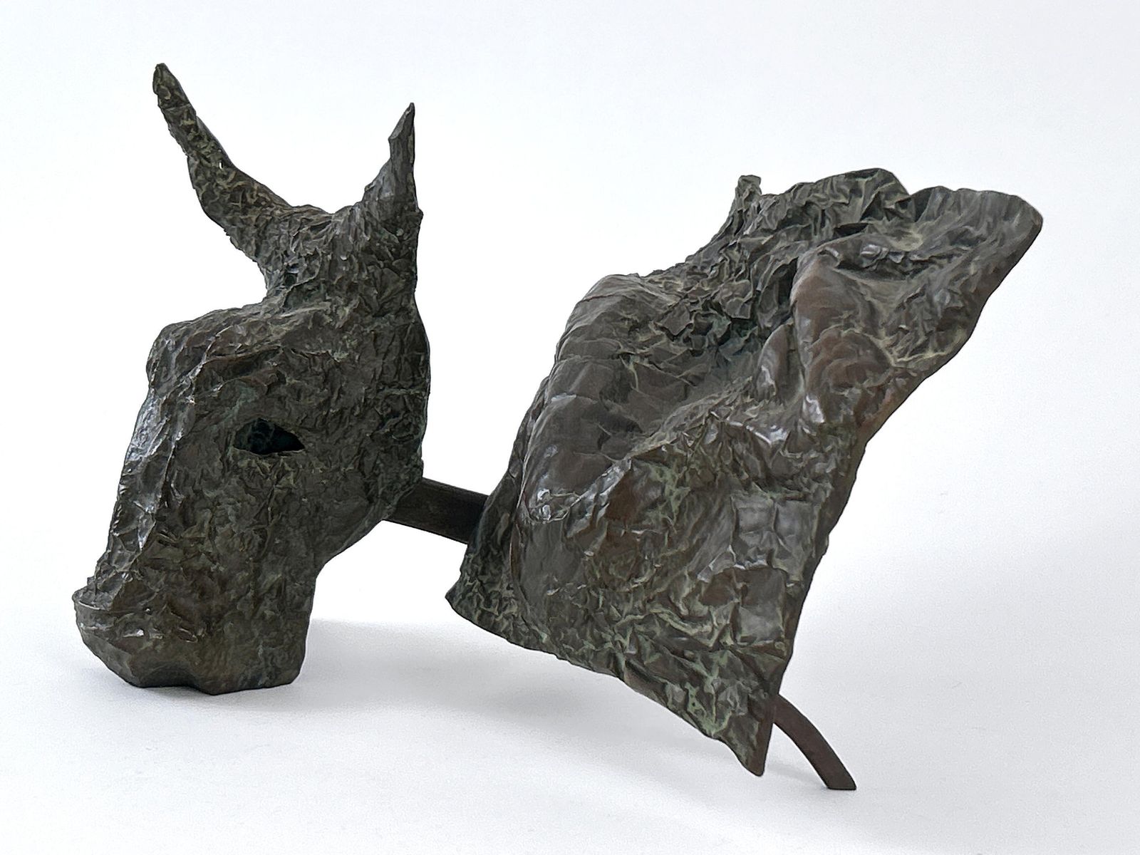 photo for sale Expressionist Bronze Plastic Europa By Czech Artist Josef Klimes V/Xxv 1997