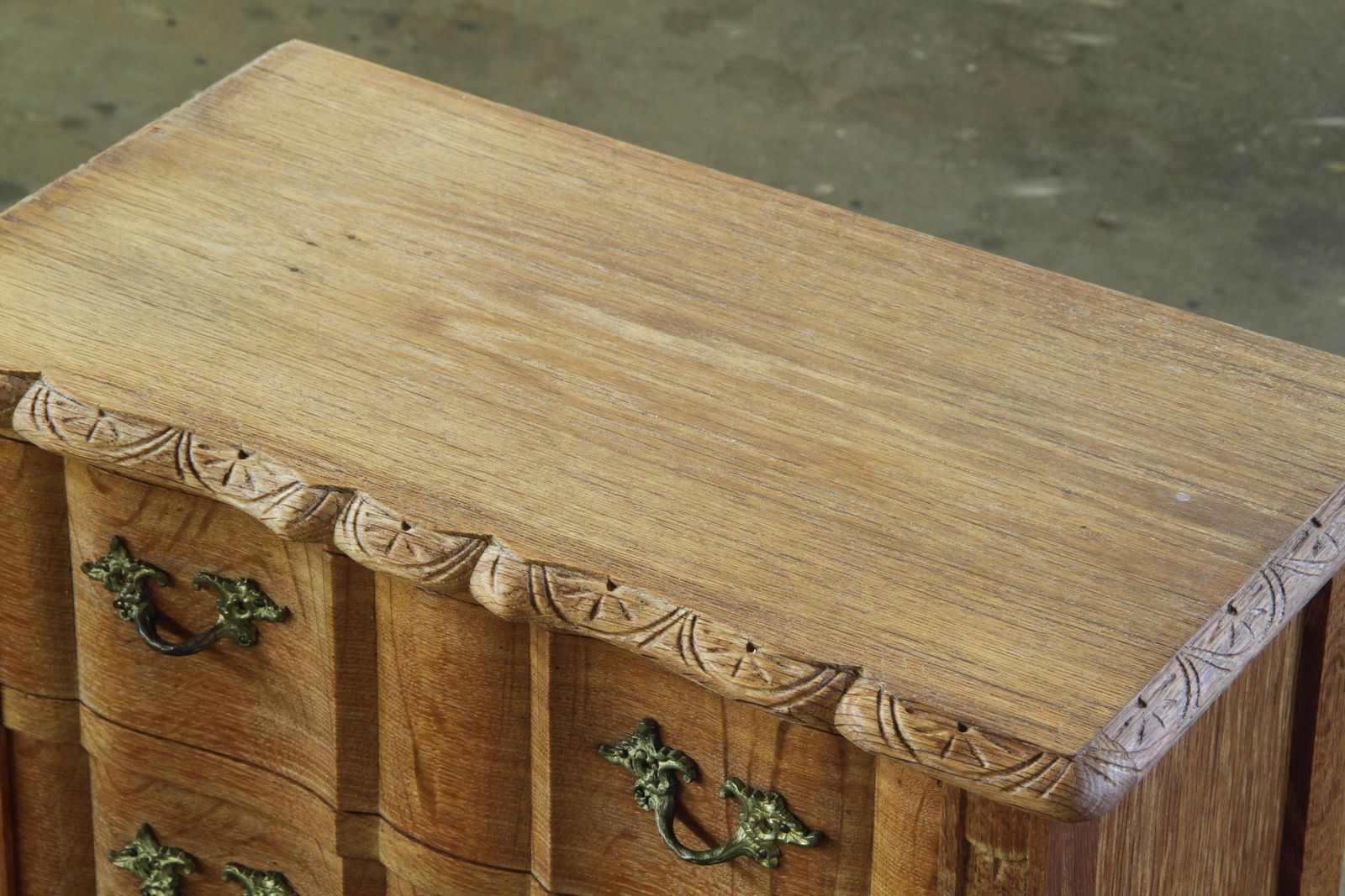 Vintage 1960s Danish Modern Oak Nightstands In The Style Of Henning Kjærnulf photo vinterior