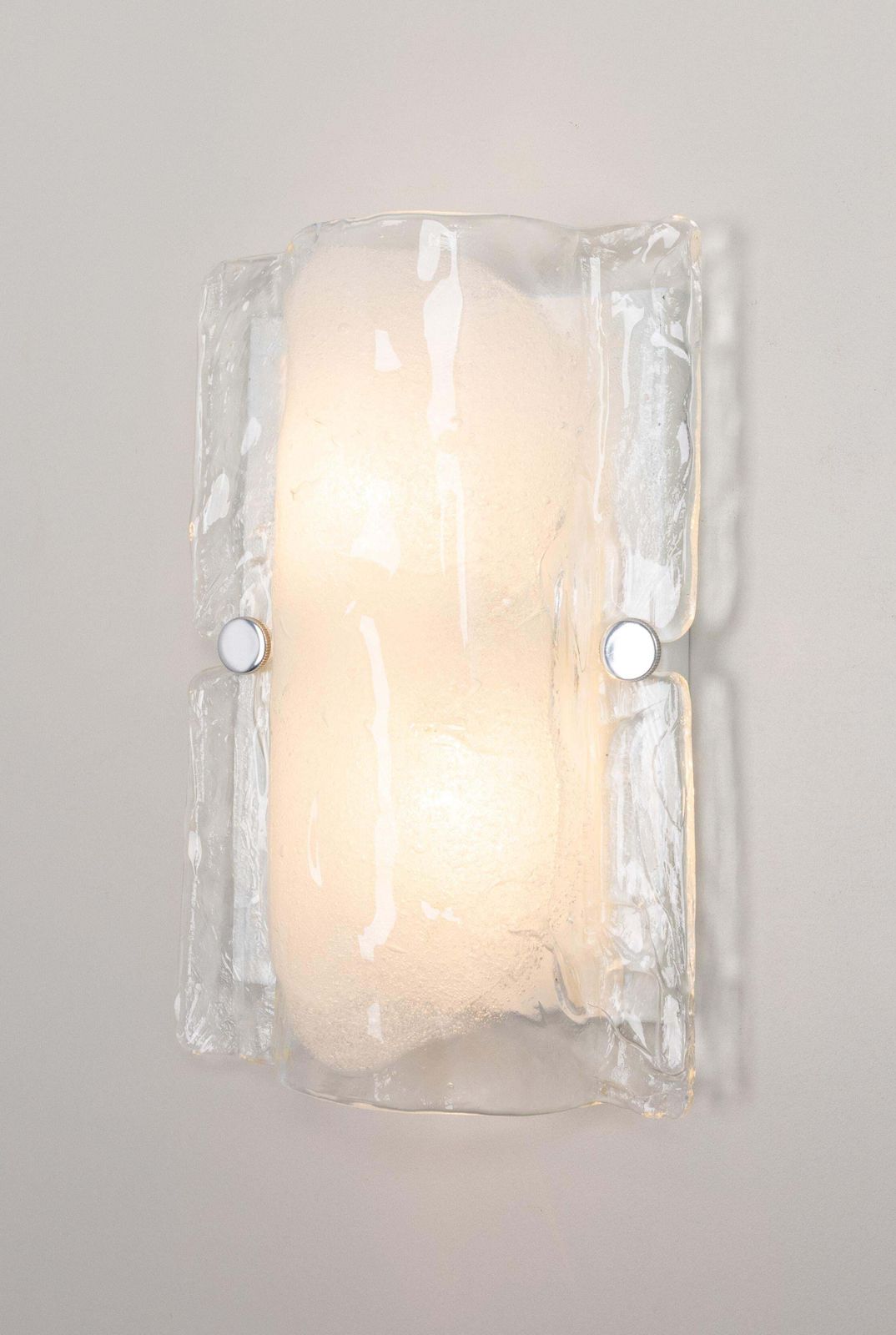 Pair Of Murano Glass Sconces Wall Lights By Kalmar, Austria, 1960s photo vintage