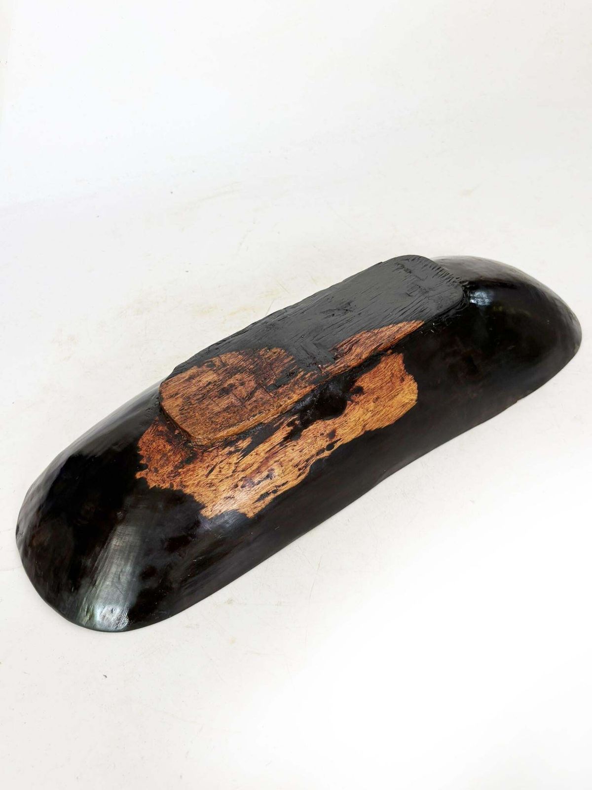 Wooden Fruit Basket With Antique Patina, France, 1960 photo 389.0