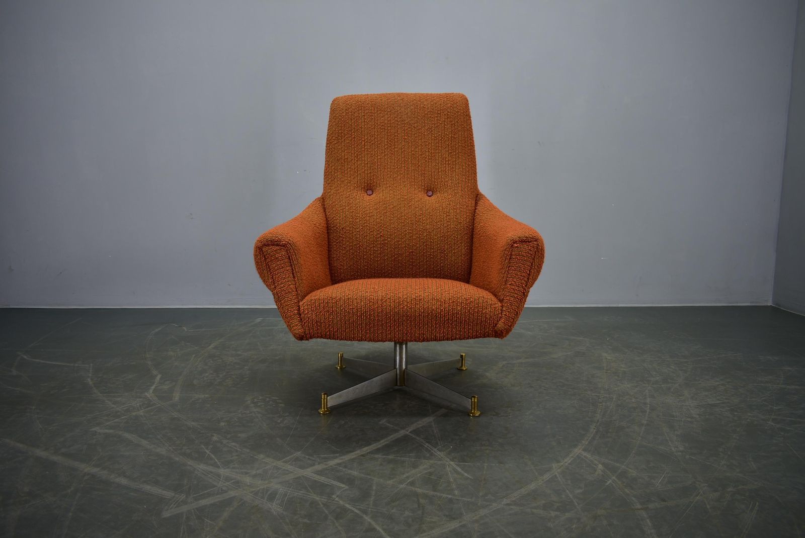 Mid Century Swivel Chair, Italian, 1969s photo for sale