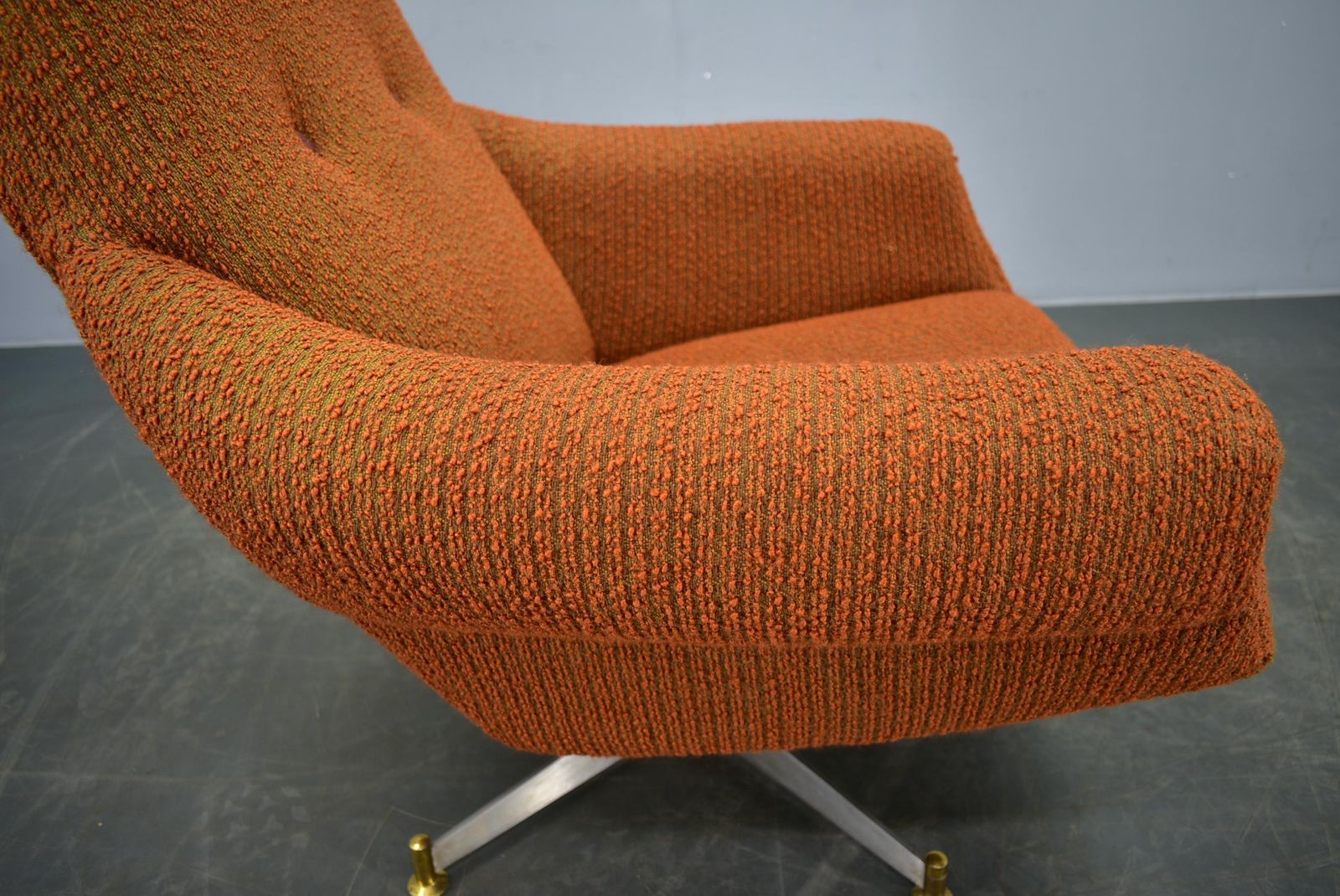 photo vinterior Mid Century Swivel Chair, Italian, 1969s