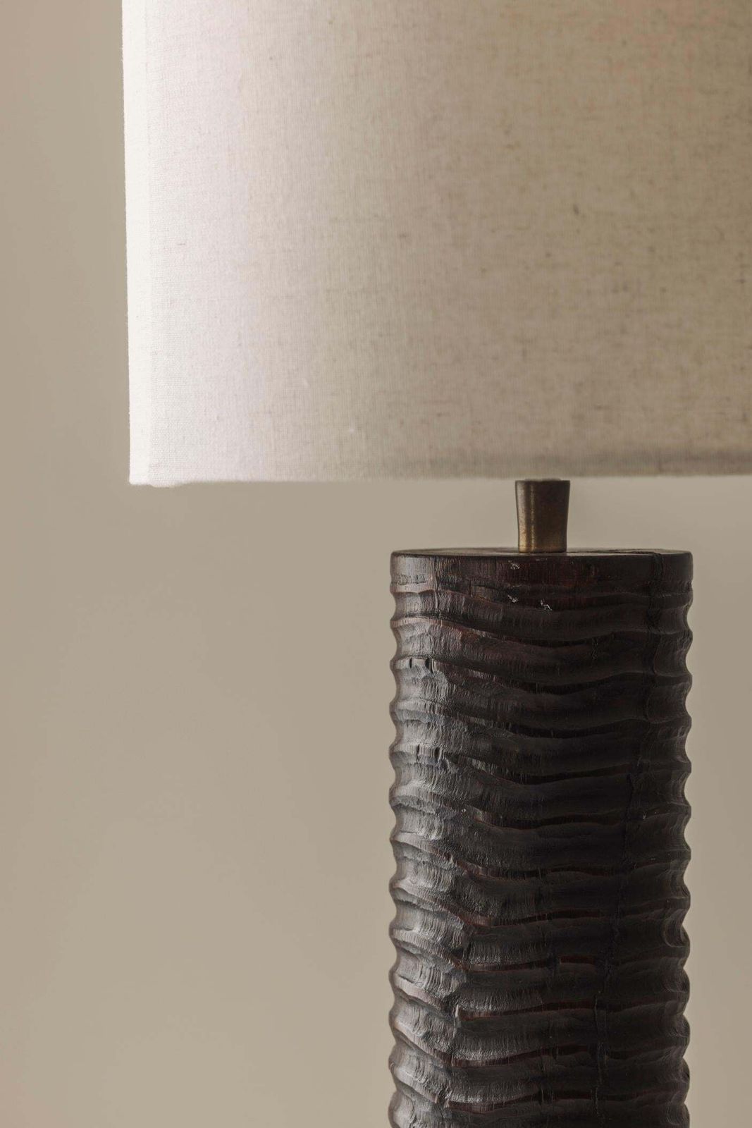 Elegant Pair Of French Wooden Carved Table Lamps From The 1970s. photo 3500.0