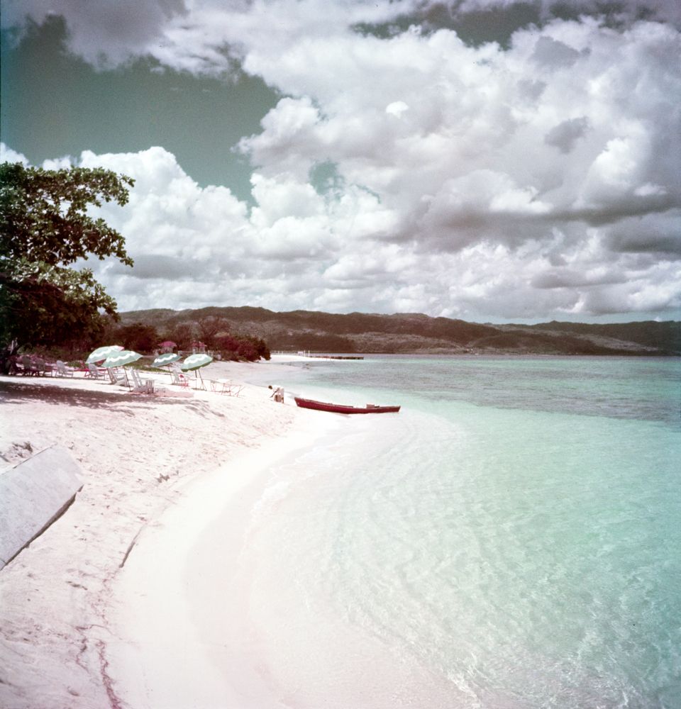 Toni Frissell 'Jamaican Shoreline' Archival Pigment Print Framed In Black