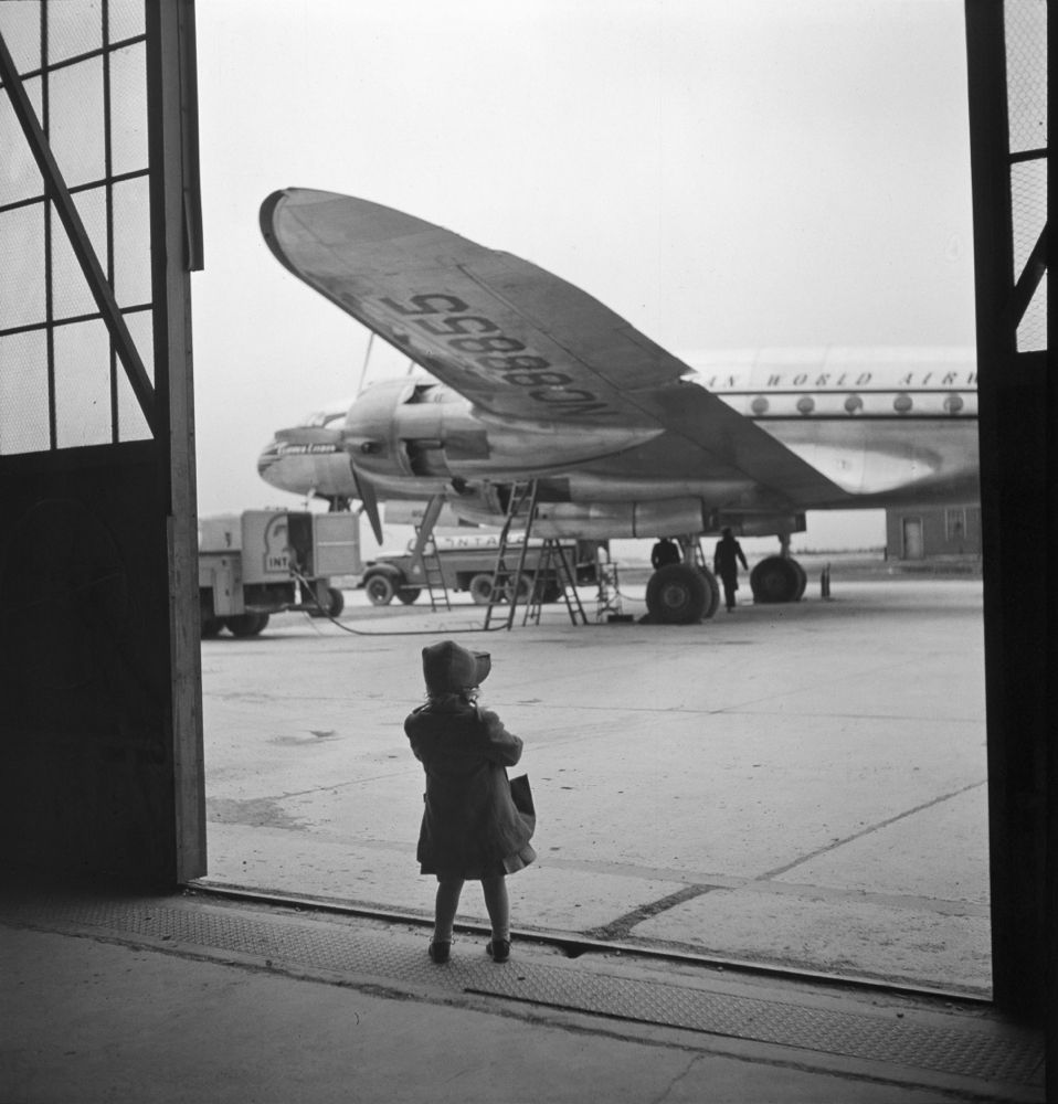 Toni Frissell 'Young Traveller' Archival Pigment Print Framed In Black