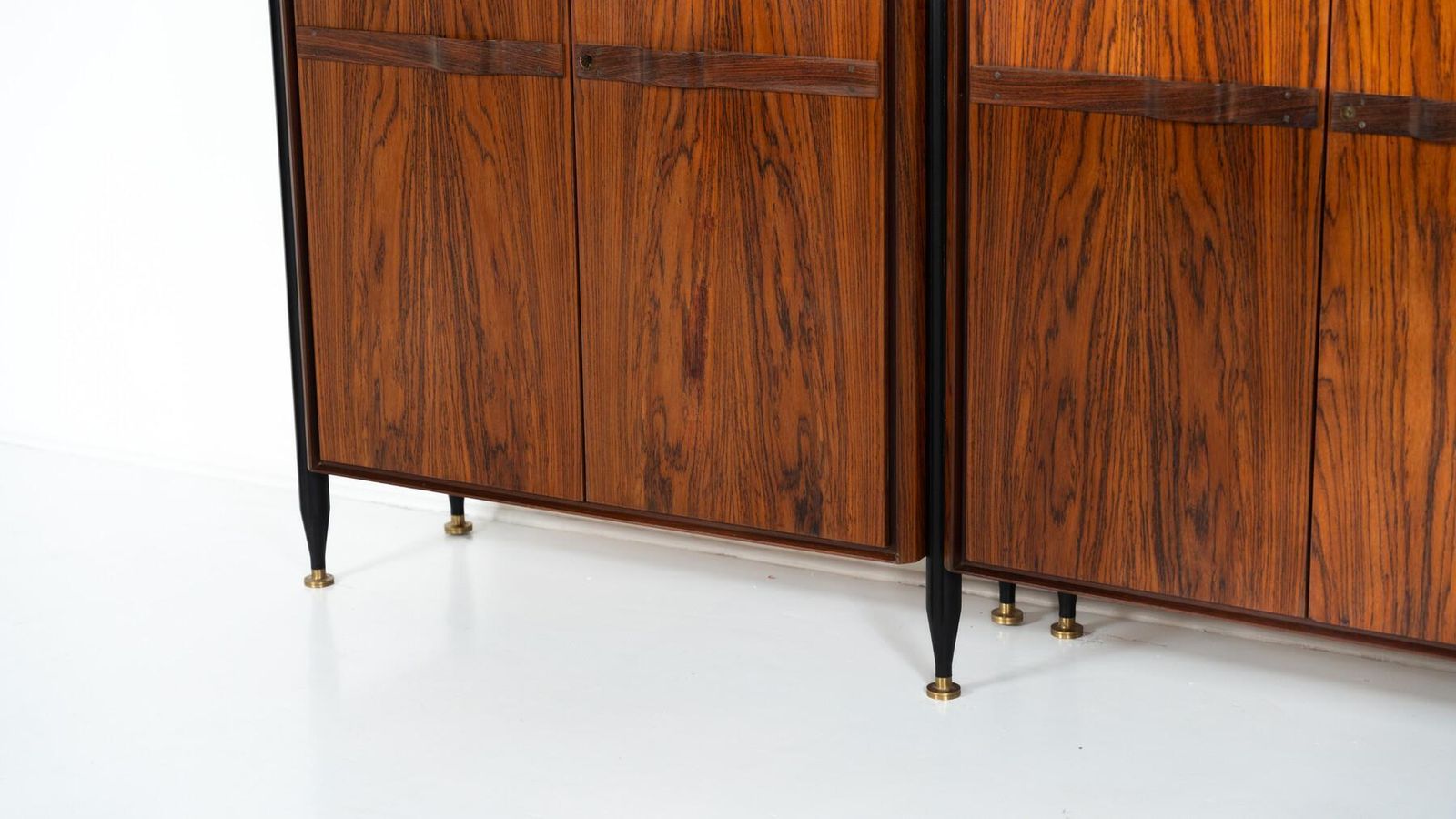 Mid Century Wooden Double Cabinet, Italy, 1960s photo for sale