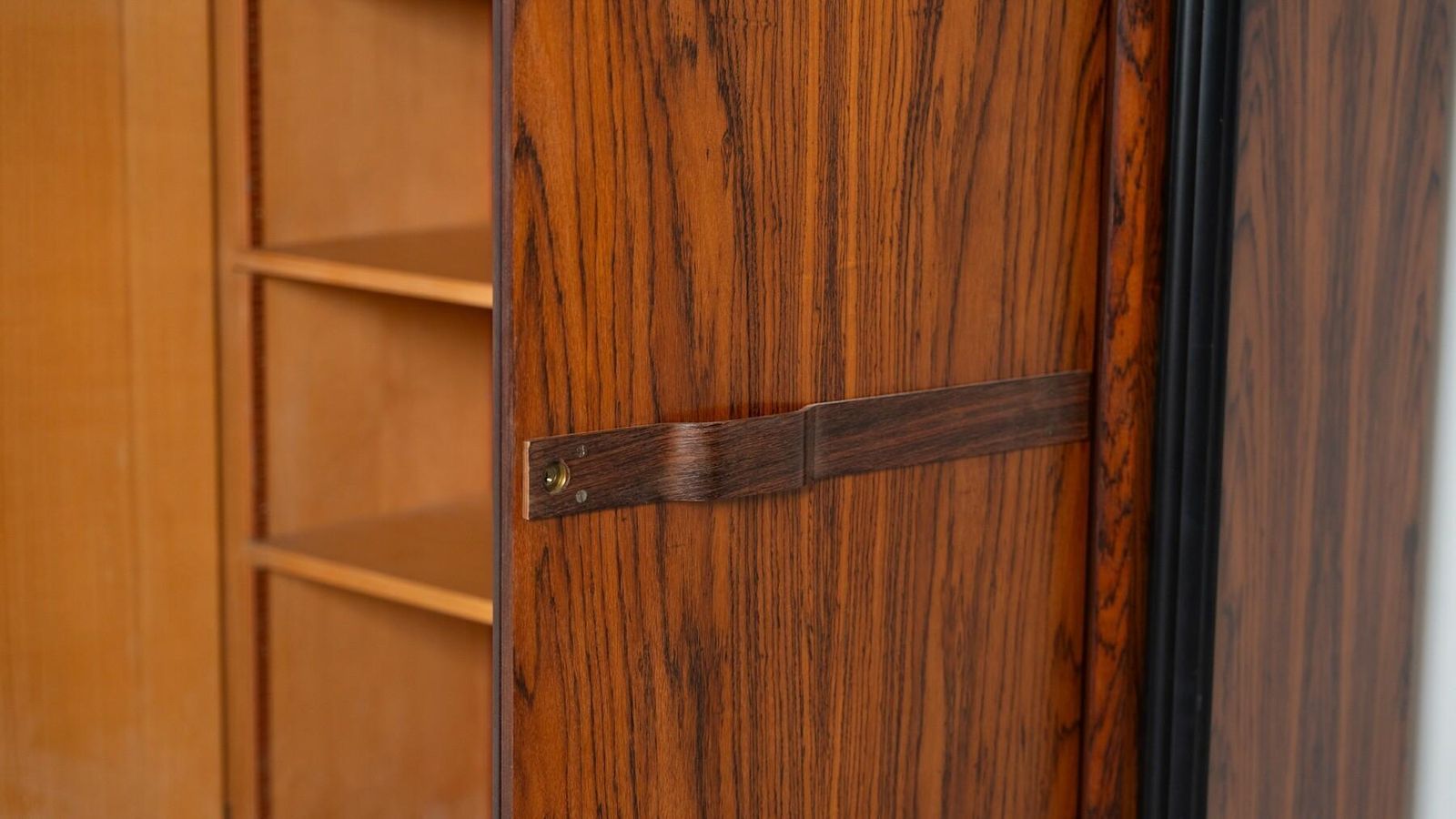 photo for sale Mid Century Wooden Double Cabinet, Italy, 1960s