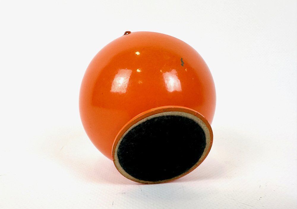 Space Age Orange Smokny Ball Ashtray By F.W. Quist, 1960s photo vinterior