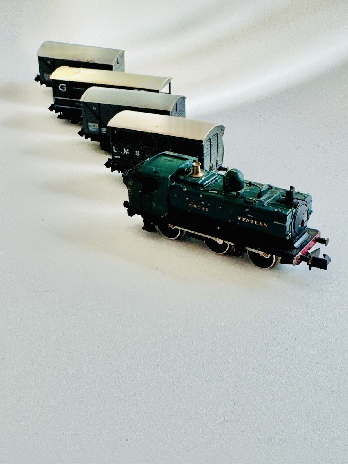 60.0 Graham Farish Great Western Railway (Gwr) 0 6 0 Pannier Tank Set N Gauge photo