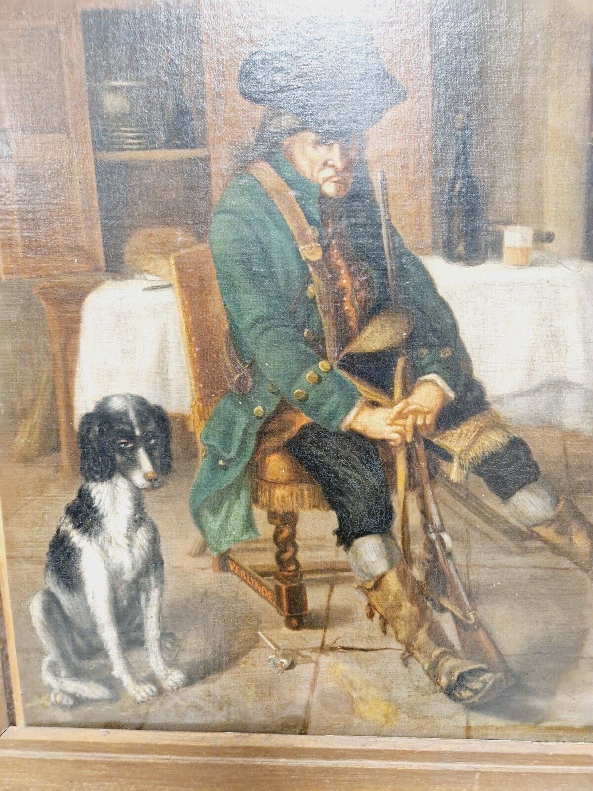 Antique French Oil Painting Stop At The Inn By Verylnde photo Art