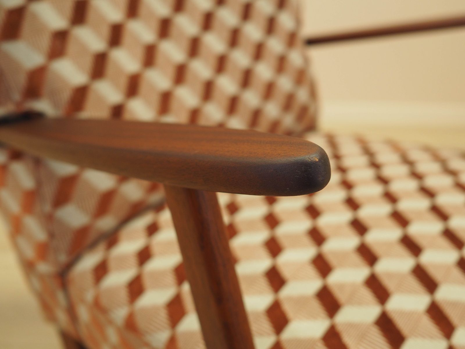 Mobilier Fauteuil de salon, design danois, années 1970, fabriqué au Danemark photo