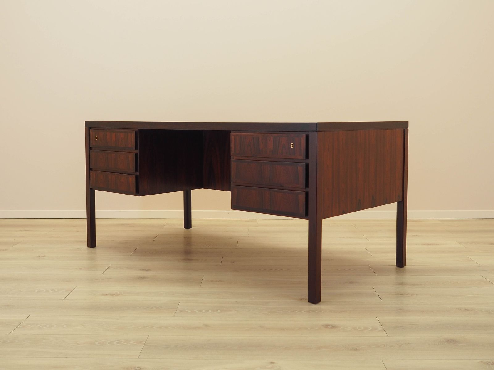 Vintage Desk, Danish Design, 1970s, Manufactured By Omann Jun photo vinterior