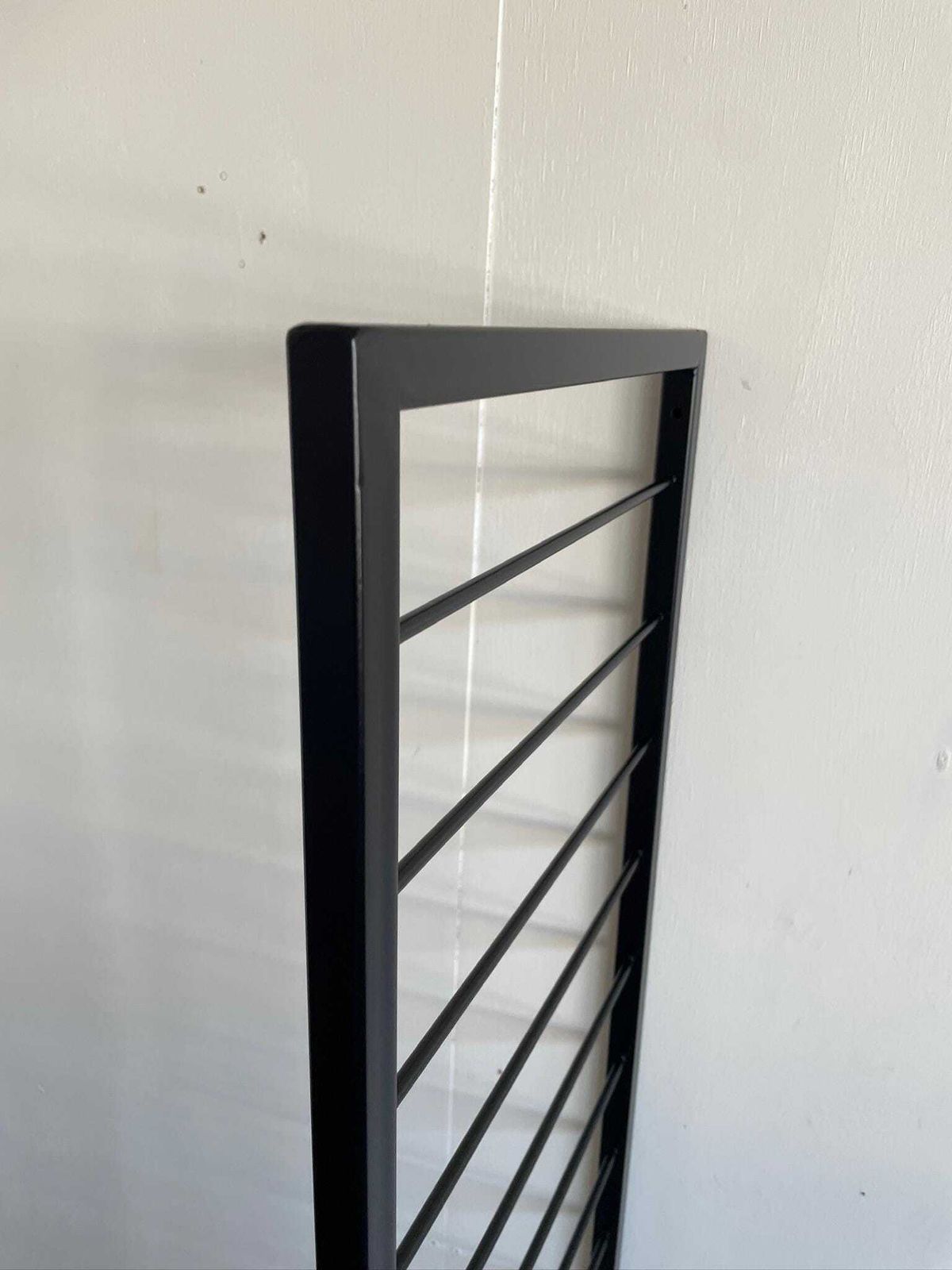 200cm X 35cm Black Staples Ladderax Ladder Tall One Foot, 2 Metre Lean (05a) photo for sale