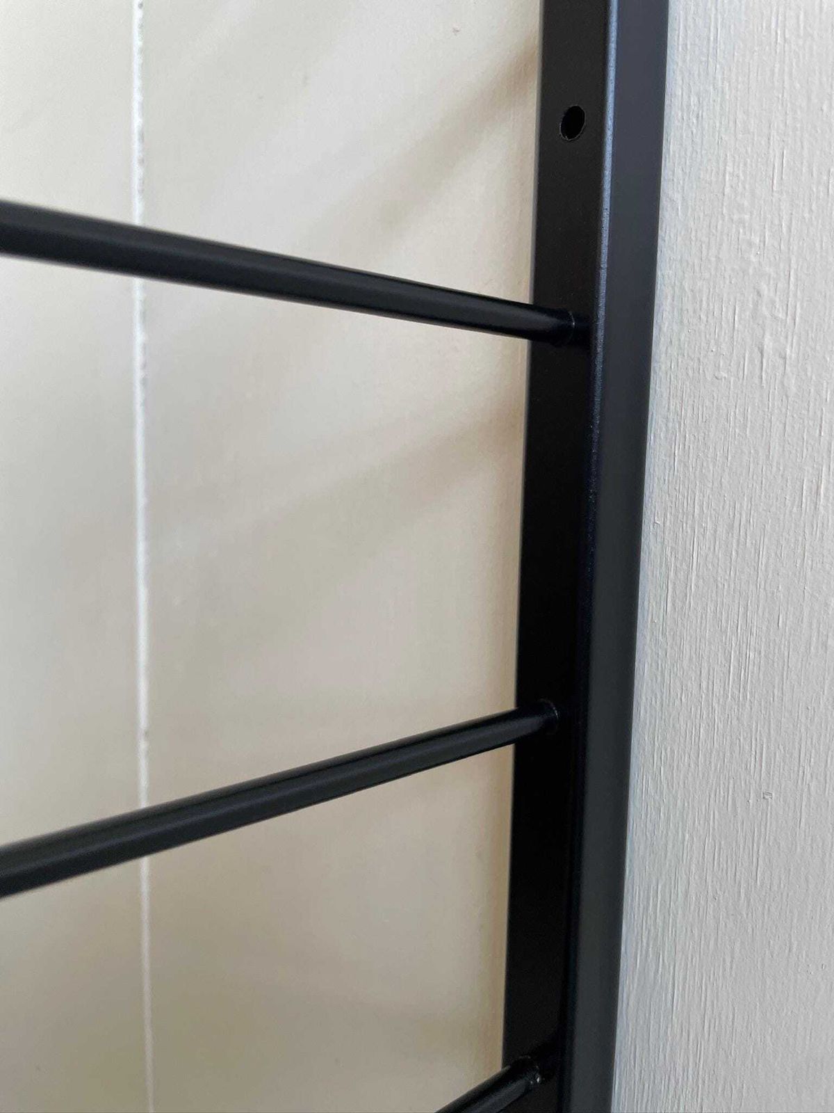 200cm X 35cm Black Staples Ladderax Ladder Tall One Foot, 2 Metre Lean (05a) photo vintage