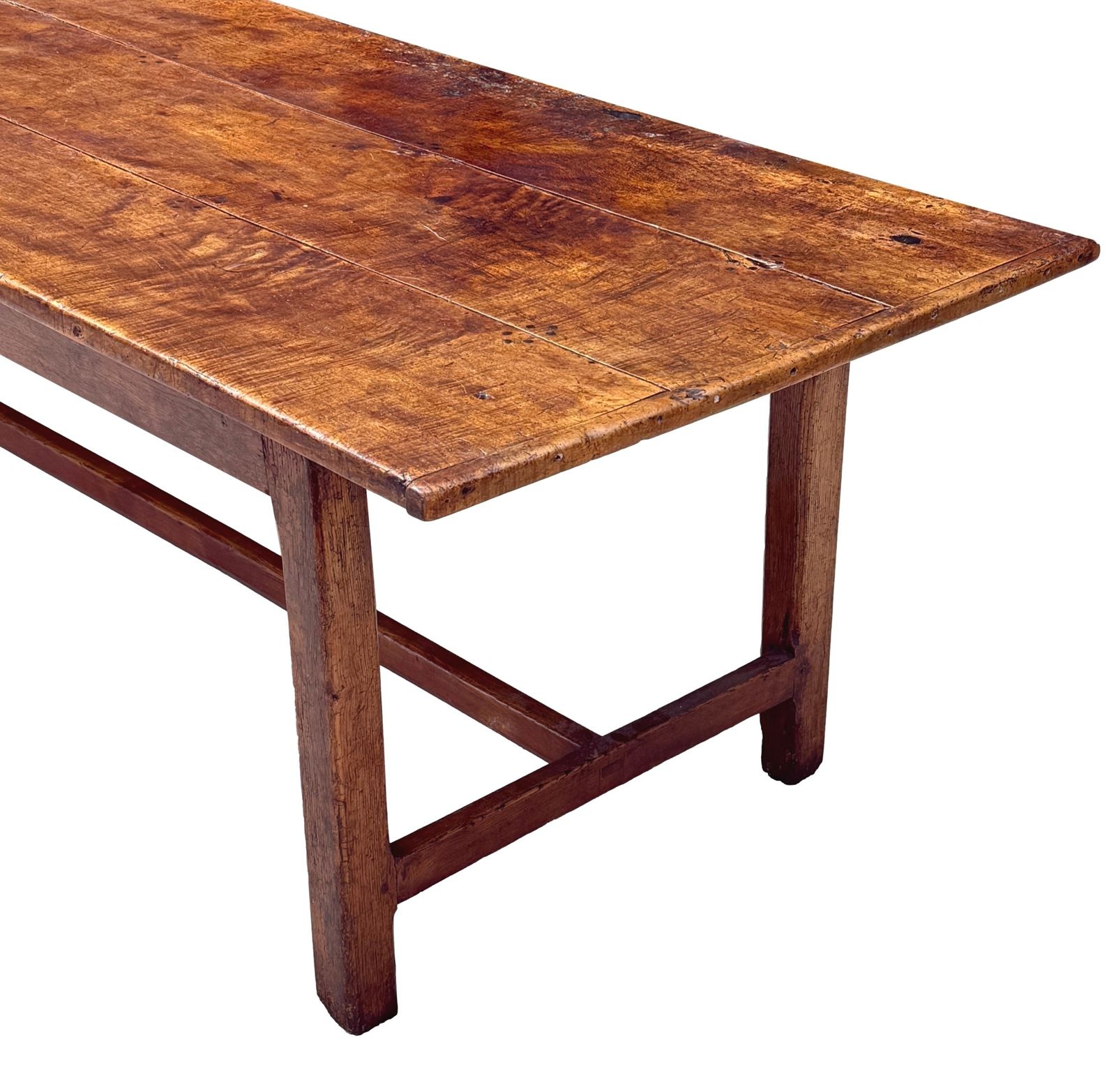 Large English 18th Century Farmhouse Kitchen Dining Table (England, Circa 1760) photo furniture