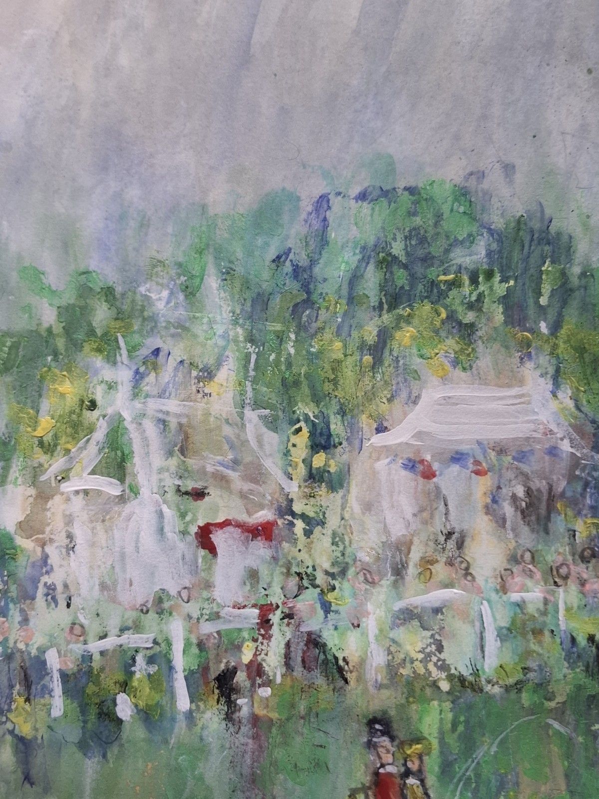 photo buy Expressionist  Michael Gibbison Watercolour Carriage Driving Lincolnshire Show