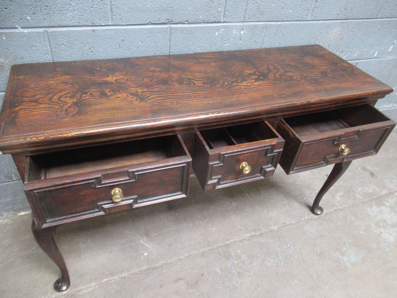 photo for sale A Small Antique Oak  Style Dresser    Dating From Around 1900