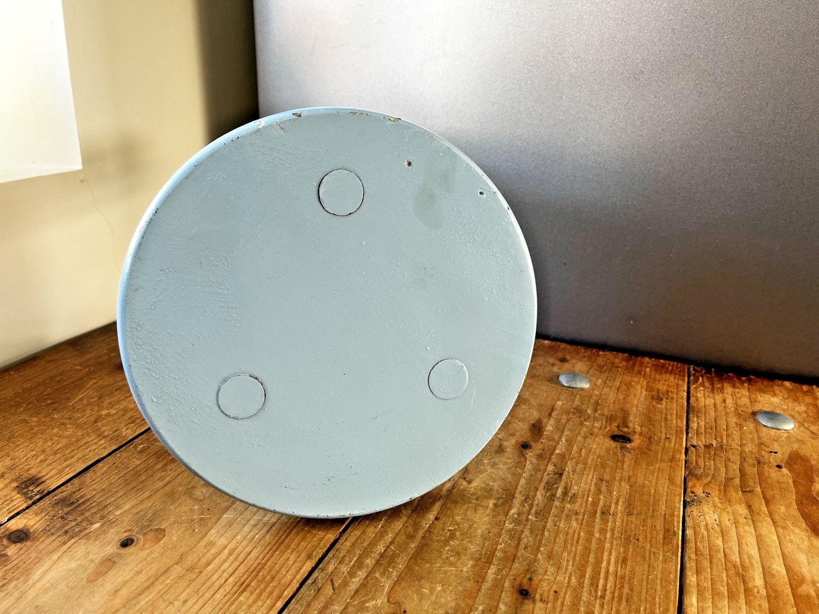 photo buy Painted Dairy Milking Stool Rustic Country Farmhouse Antique Vintage Plant Stand