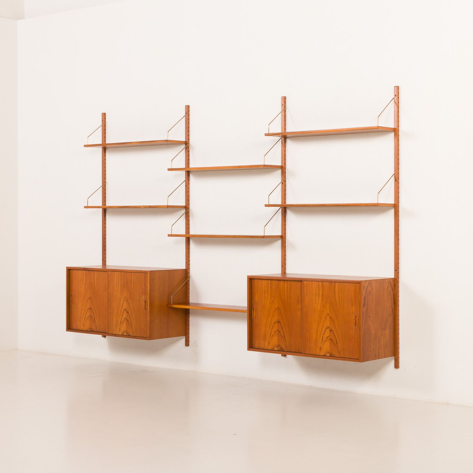 Hansen And Guldborg Teak Wall Unit, Hg Furniture, 1960s photo 2778.0