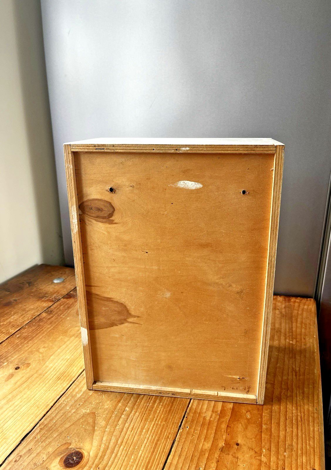 photo vintage Mid Century 50's Bathroom Mirrored Wooden Cabinet Vintage Medicine First Aid 60s