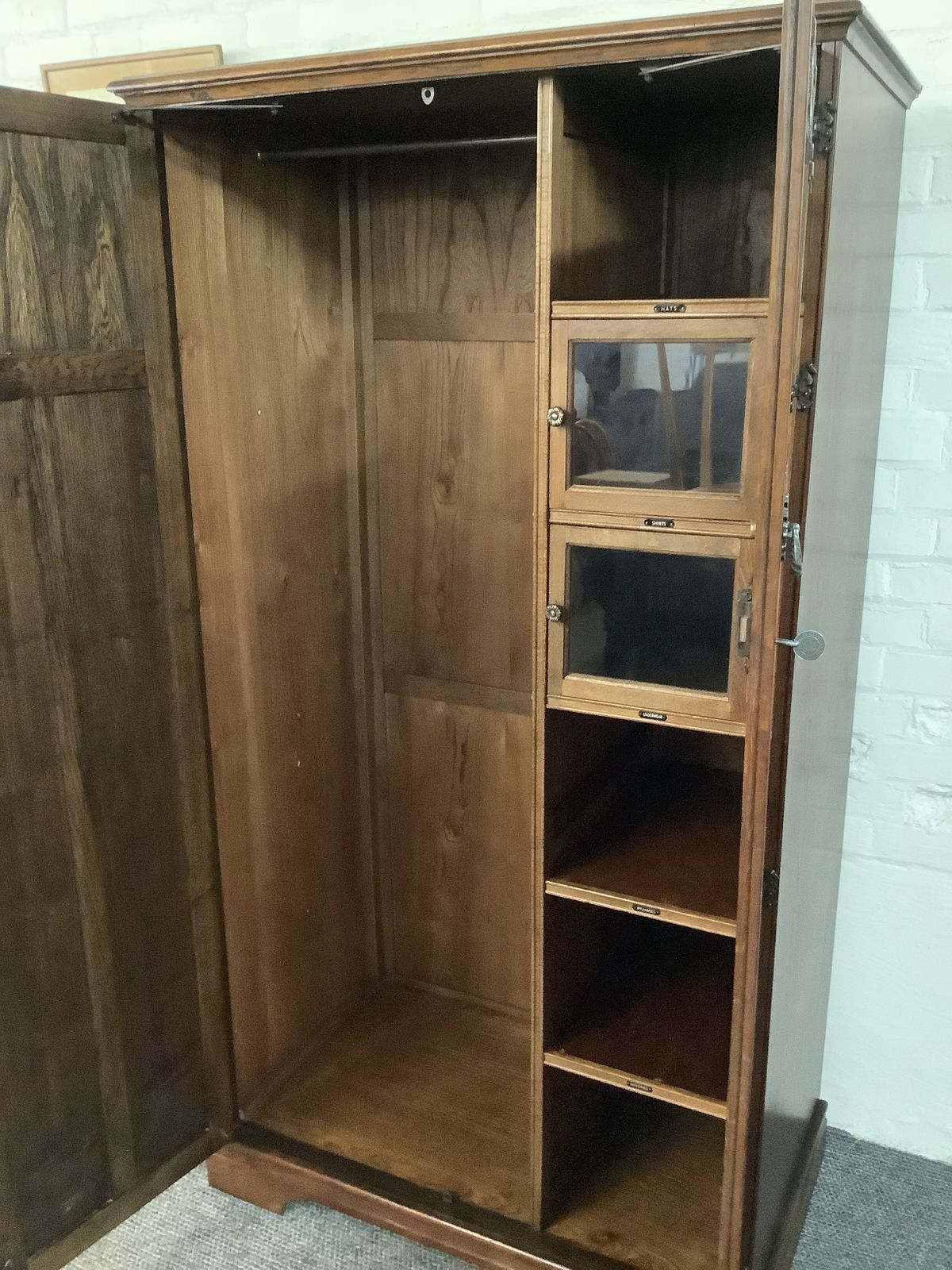 Crown Ay Furniture Gothic Oak Fitted Wardrobe. photo buy