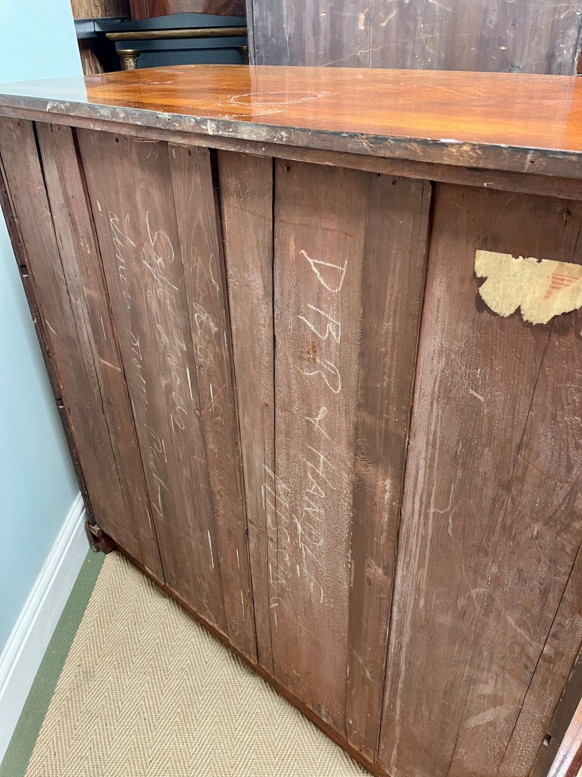Furniture 19th Century Mahogany Chest Of Drawers photo