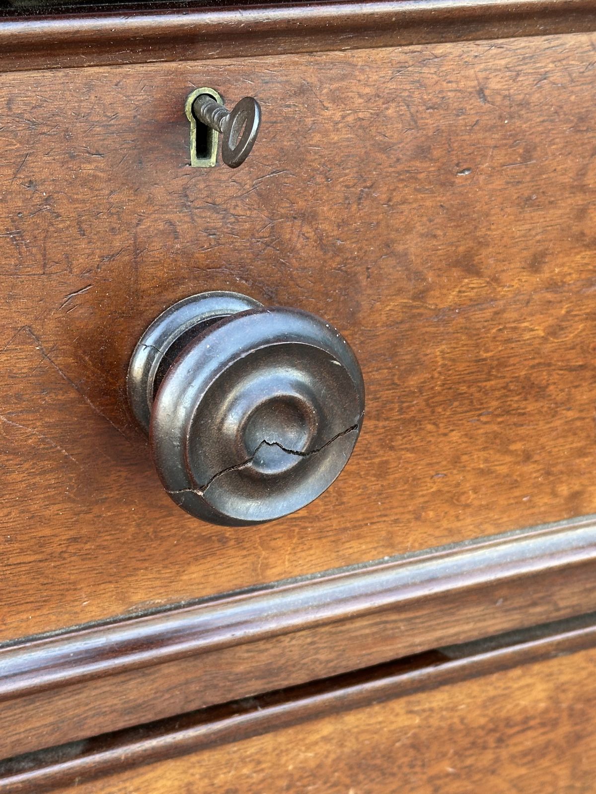 A 19th Century Plum Pudding Mahogany Chest Of Drawers In The Manner Of Gillows, C.1835 photo furniture