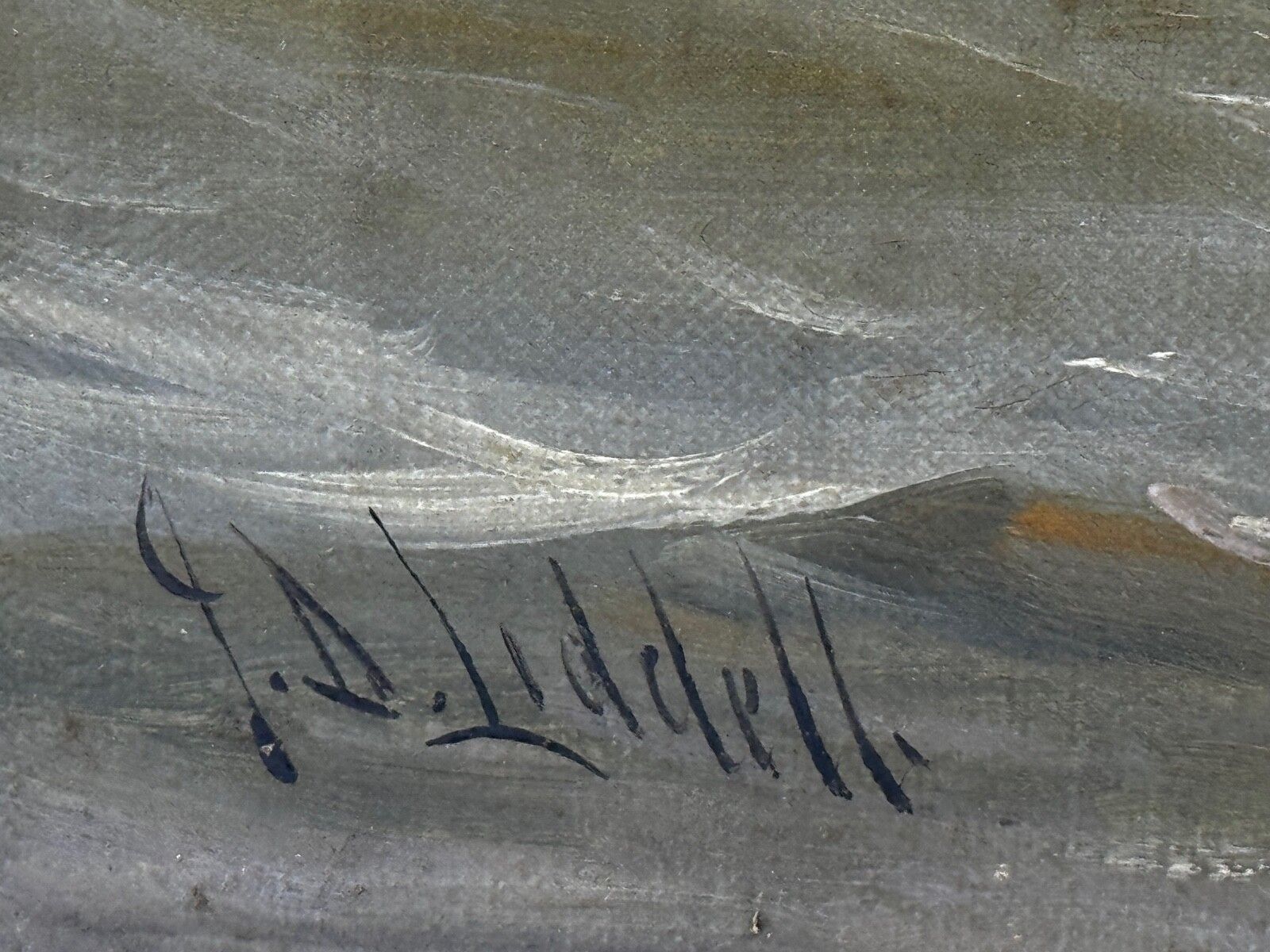 19th Century Marine Oil Painting Leaving The Tyne Signed By  John Davison Liddell C1890 photo buy