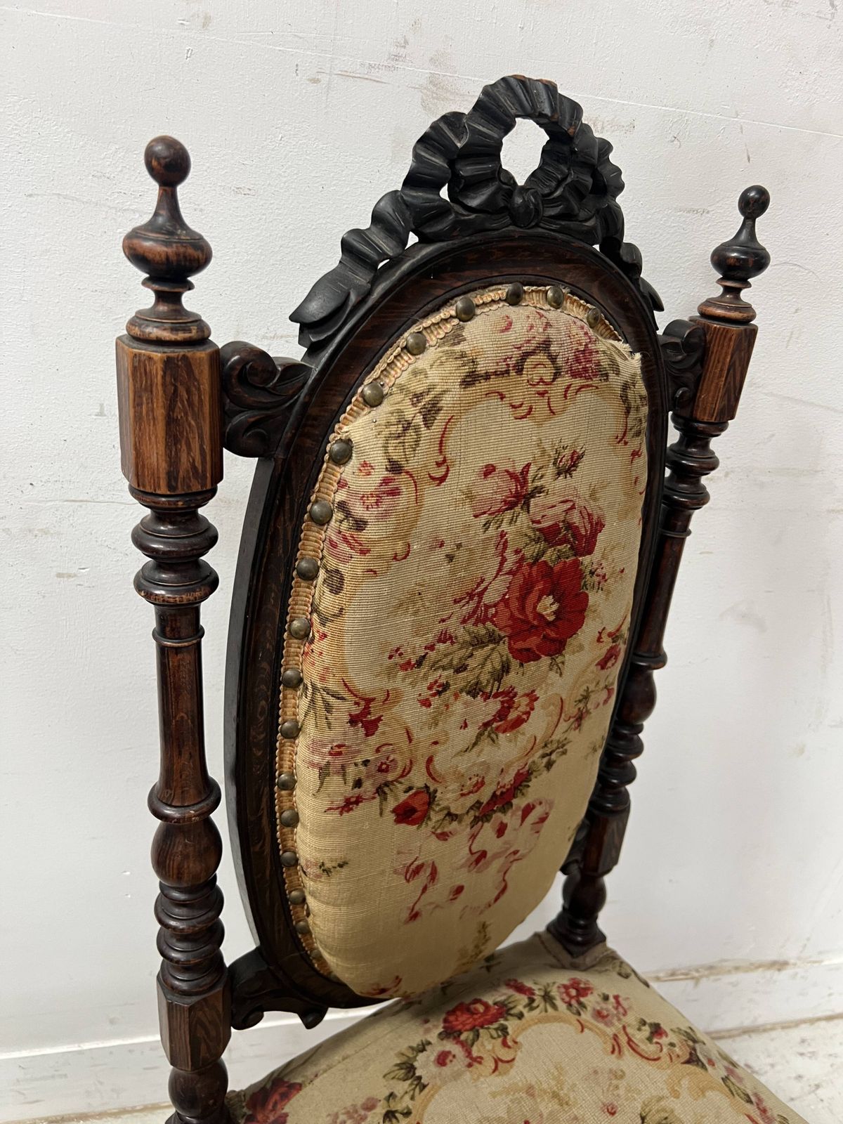Napoleon III Period Chair/Lounge Chair In Solid Wood photo 321.0