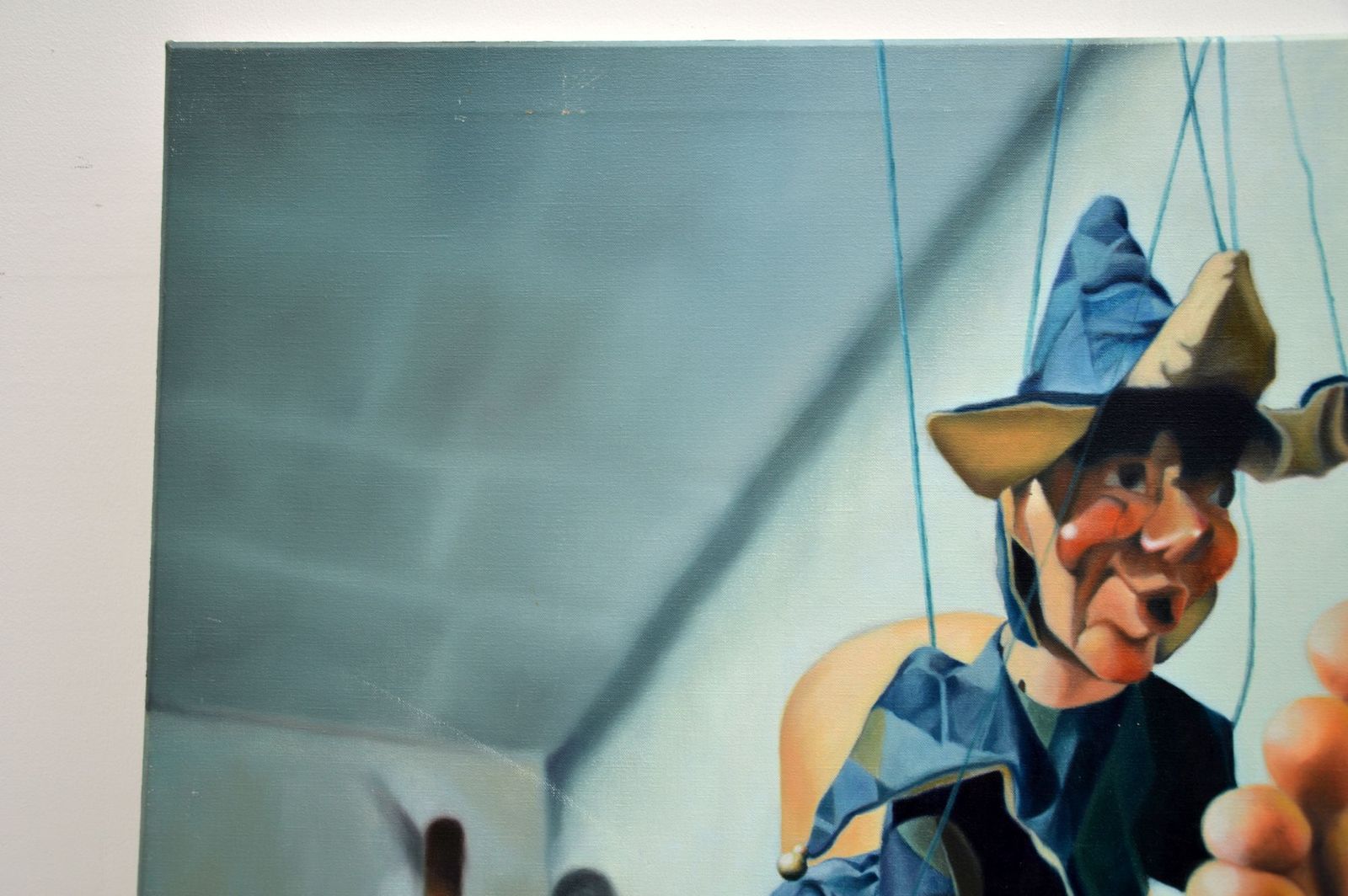 Oil Painting On Canvass By Josep Moncada Titled : Where Are You Taking Me? photo vinterior