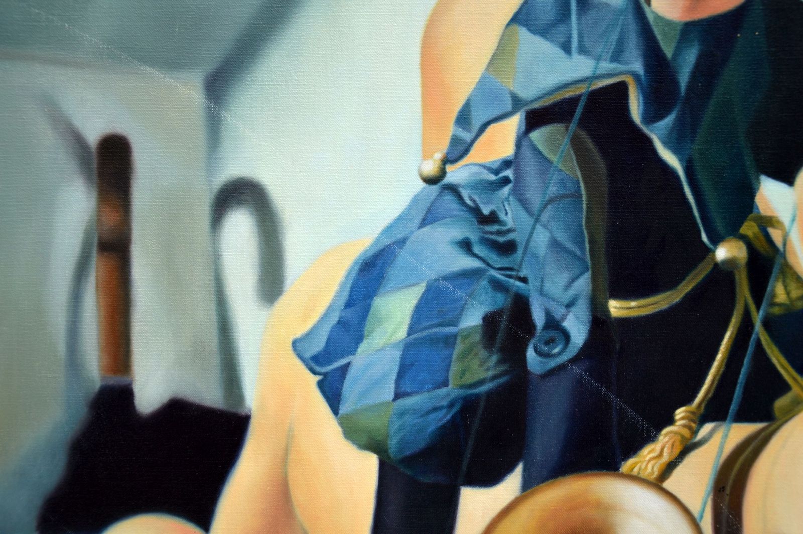 Oil Painting On Canvass By Josep Moncada Titled : Where Are You Taking Me? photo buy
