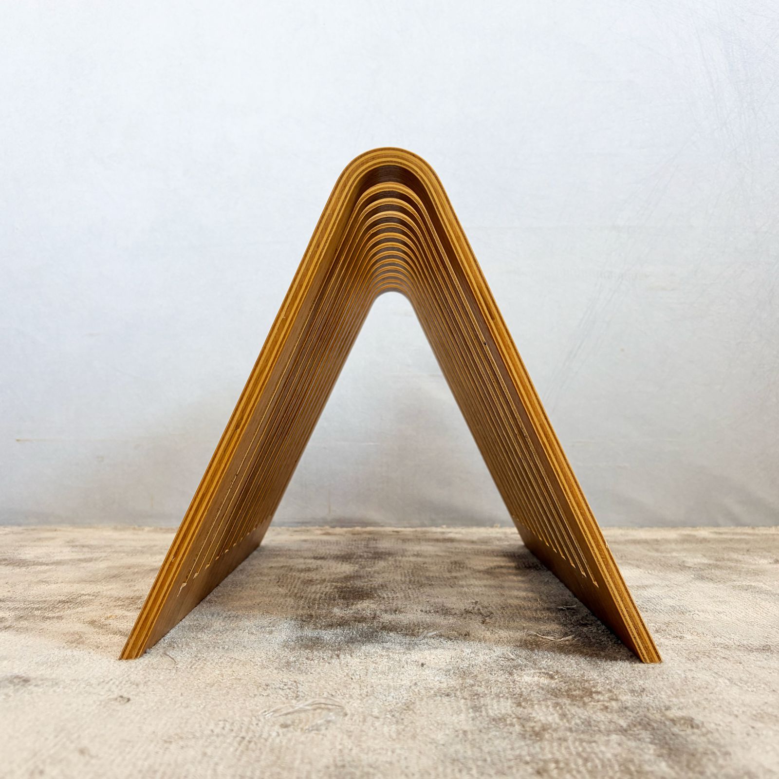 Habitat Bent Plywood Magazine Rack photo for sale