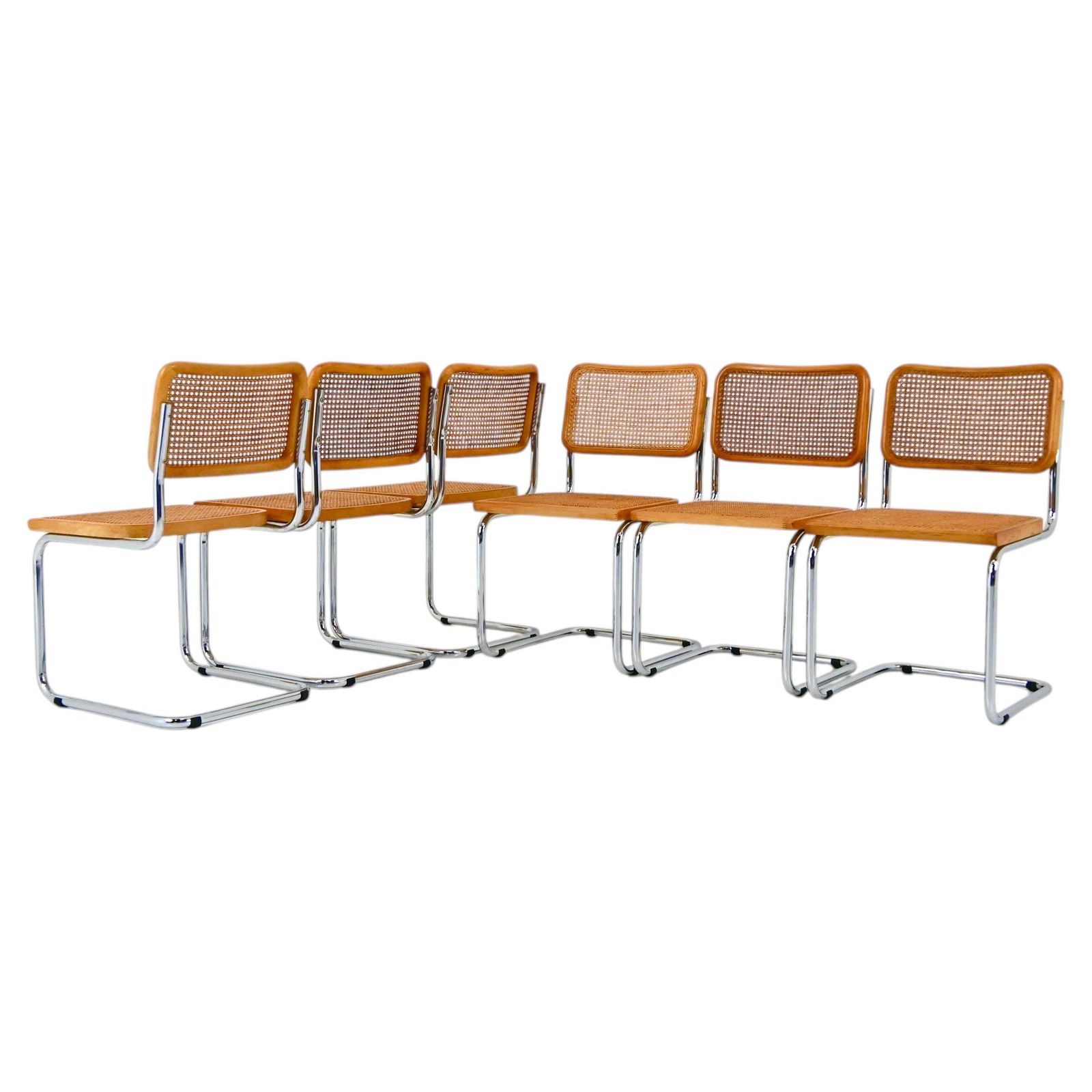 Dining Chairs Style B32 By Marcel Breuer, Set Of 6