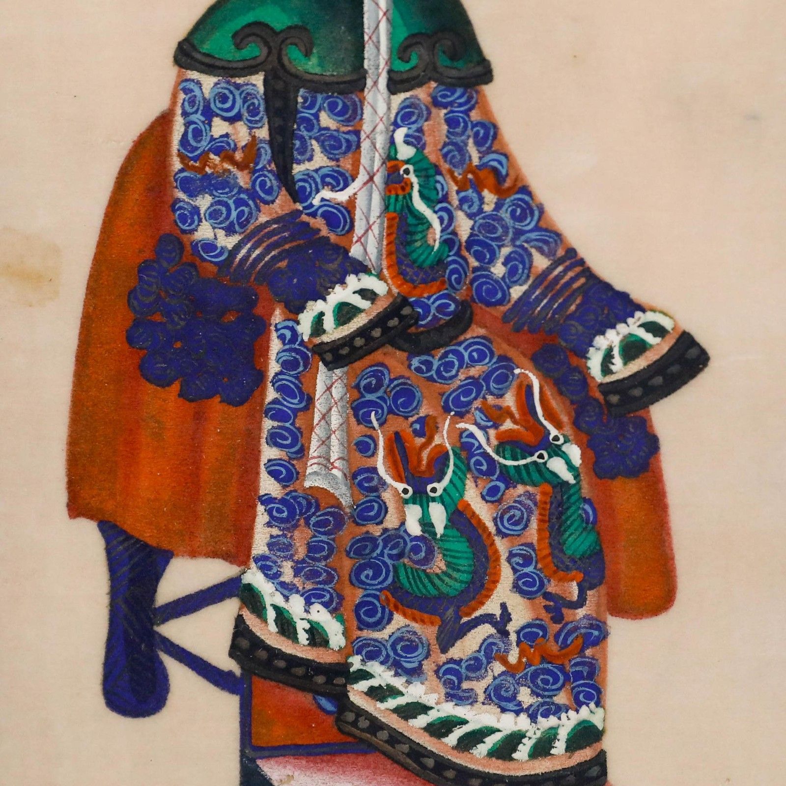 19th Century Gouache A Lady Of Importance photo 130.0