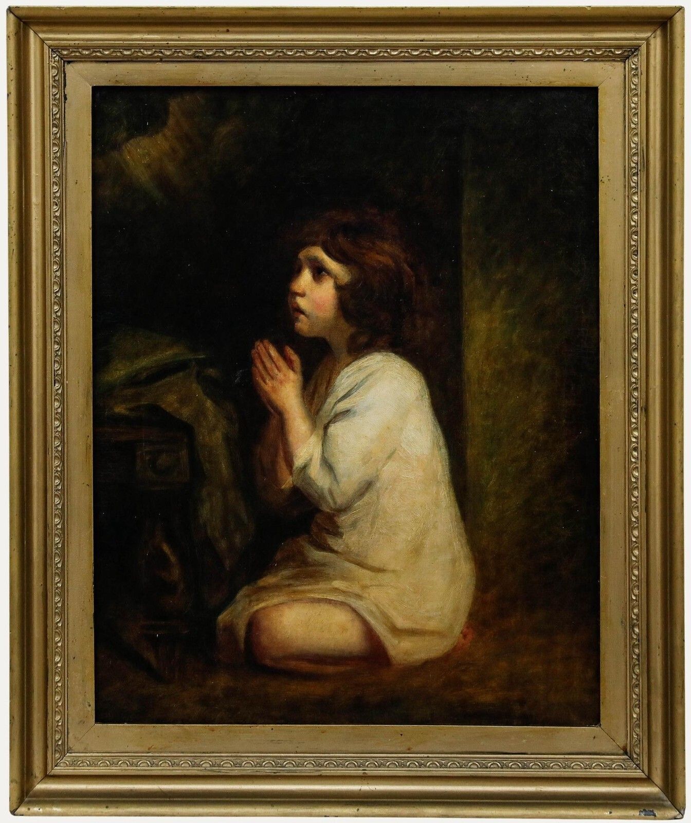 After Sir Joshua Reynolds (1723 1792) Late 19th Century Oil, The Infant Samuel