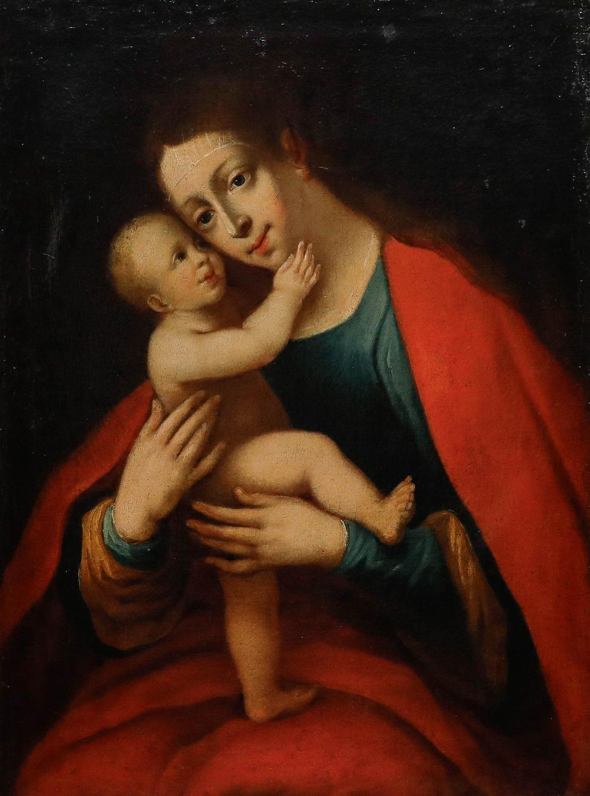 After Lucas Cranach The Elder (1472 1553) 18th Century Oil, Our Lady photo furniture