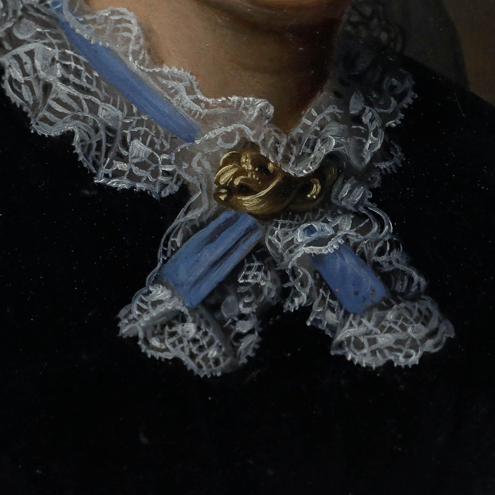 Mid 19th Century Oil Portrait Of Gretchen Heithecker photo buy