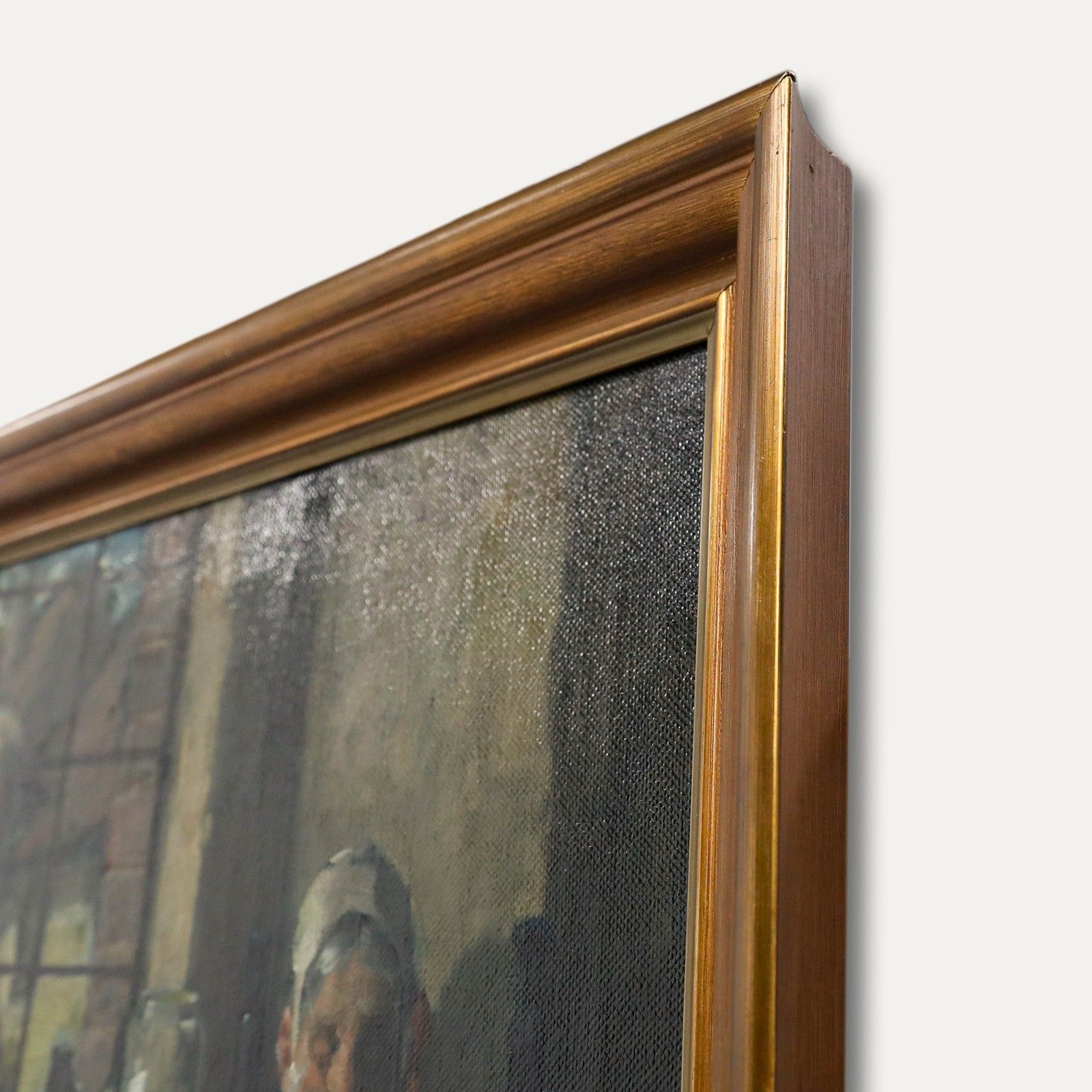 Willi Hans Burger Willing (1882 1969) Framed Oil, A Leisurely Afternoon photo buy