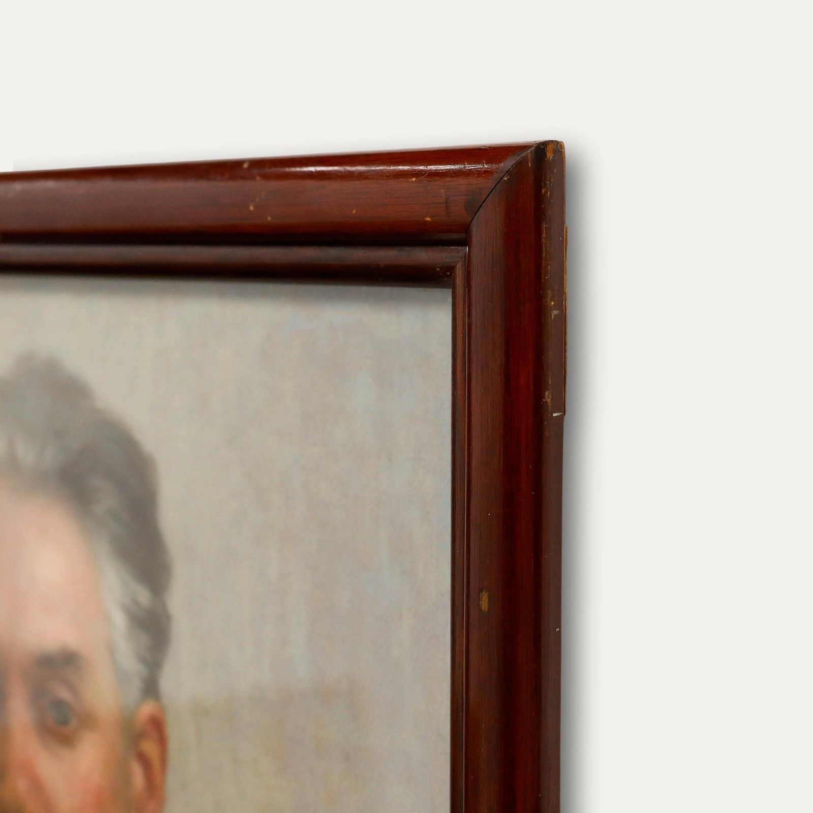 Oscar Chavaux (1874 1965) Framed Early 20th Century Pastel, Portrait Of Claude photo 450.0