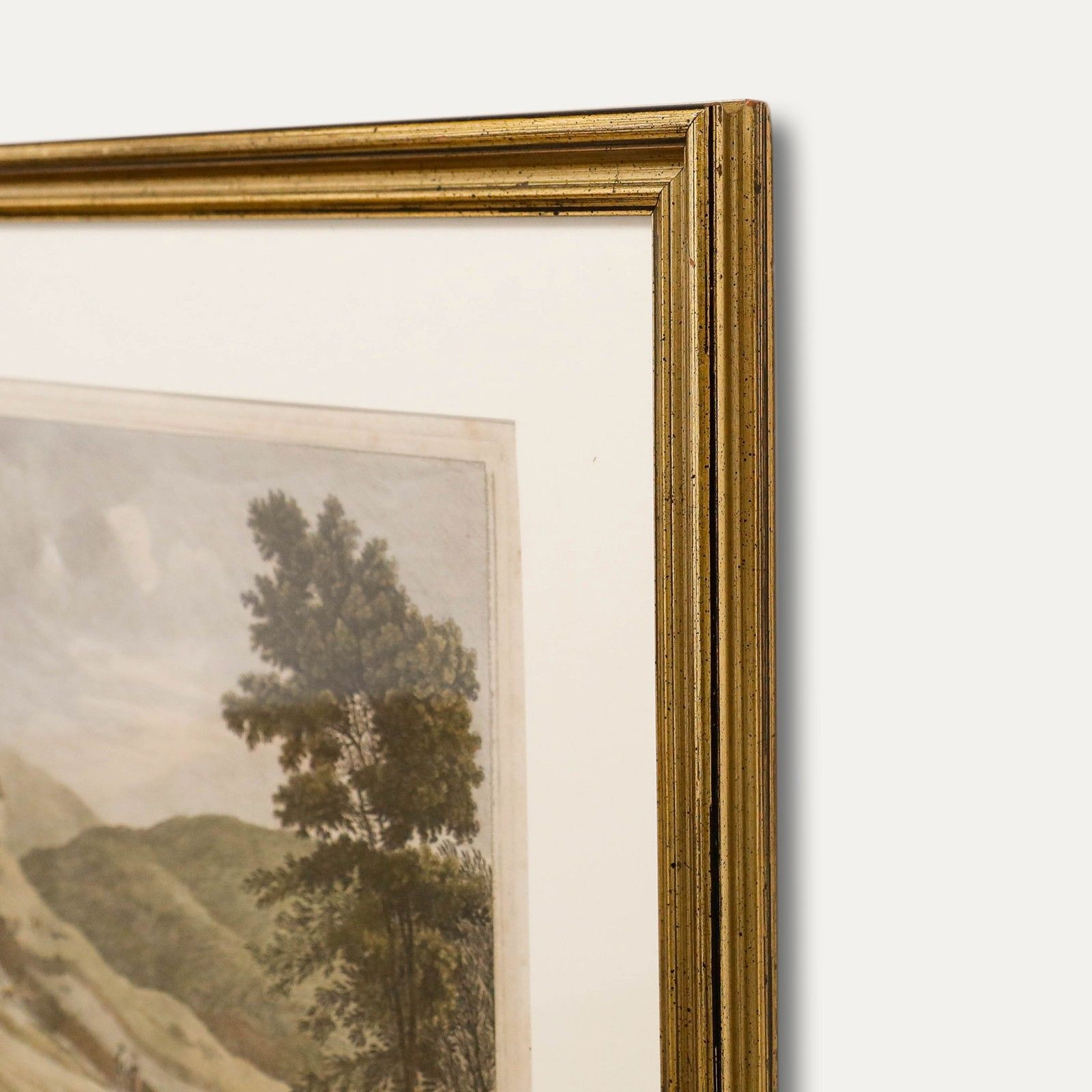 John Boydell (1720 1804) Framed 1750 Engraving, View Of Rhaidder Fawr photo vinterior
