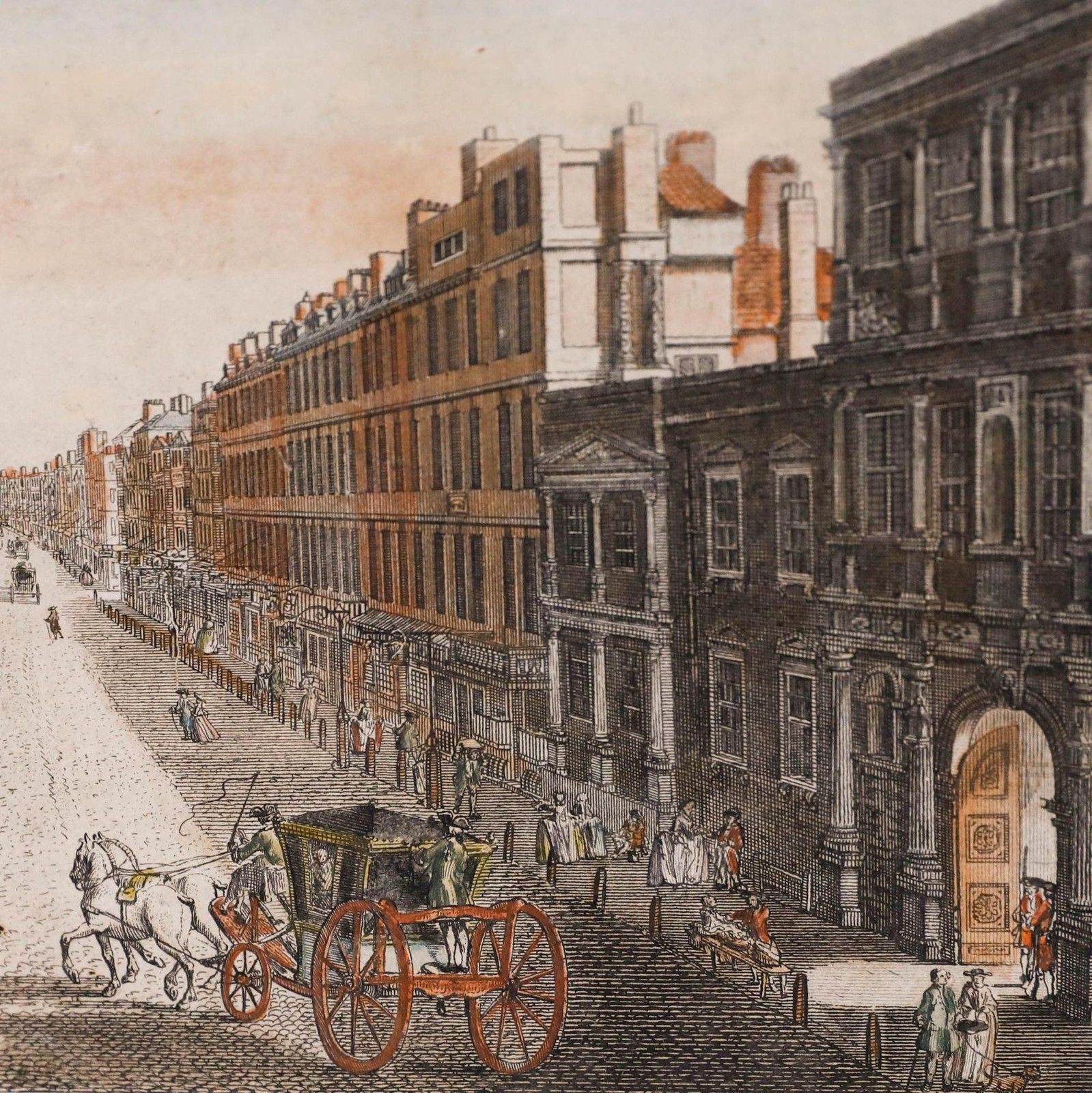 Thomas Bowles (C.1712 1767) 1753 Engraving, A View Of Somerset House photo 195.0