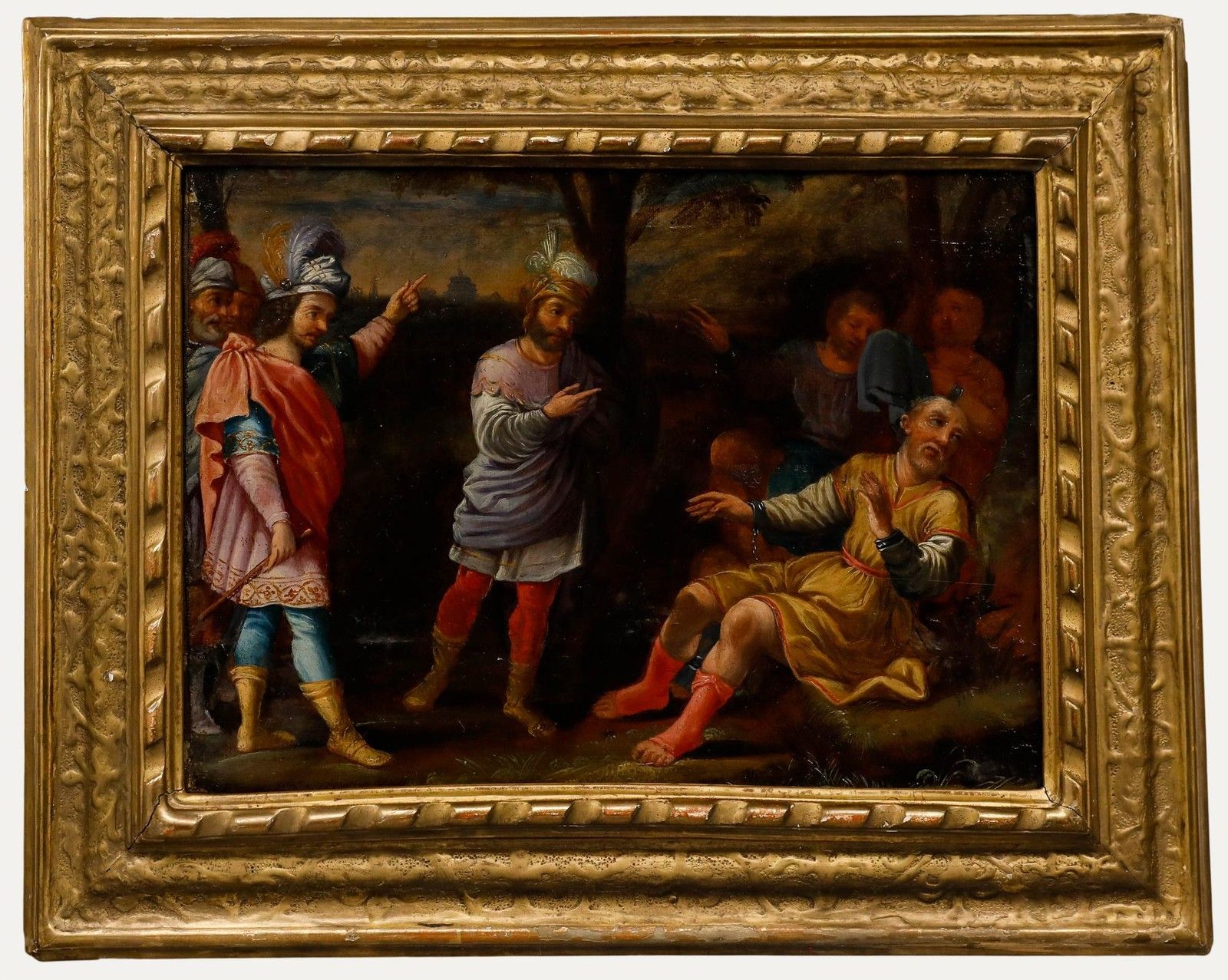 Italian School 18th Century Oil The Judgement Of Samson